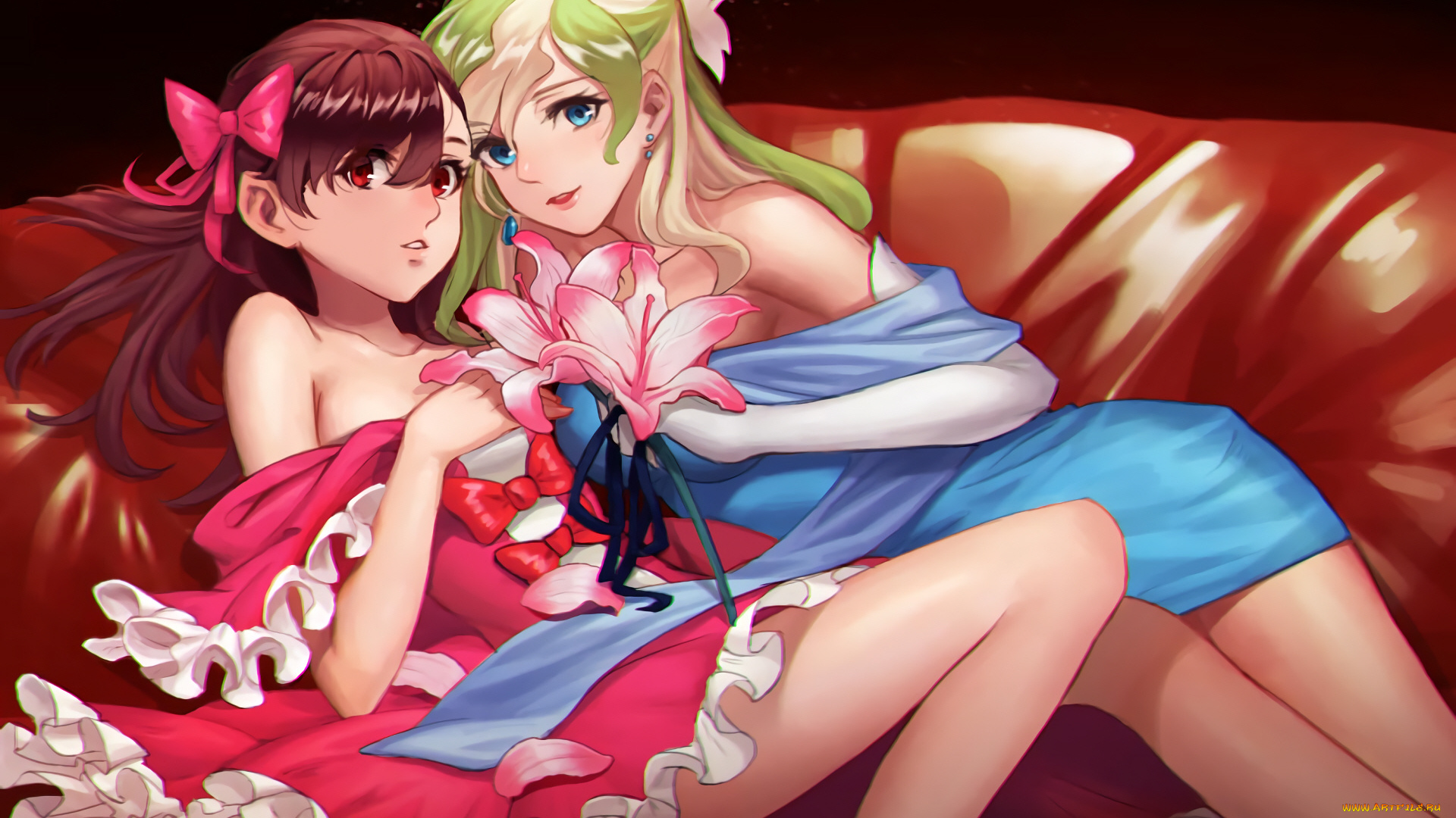 аниме, little, witch, academia, девушки