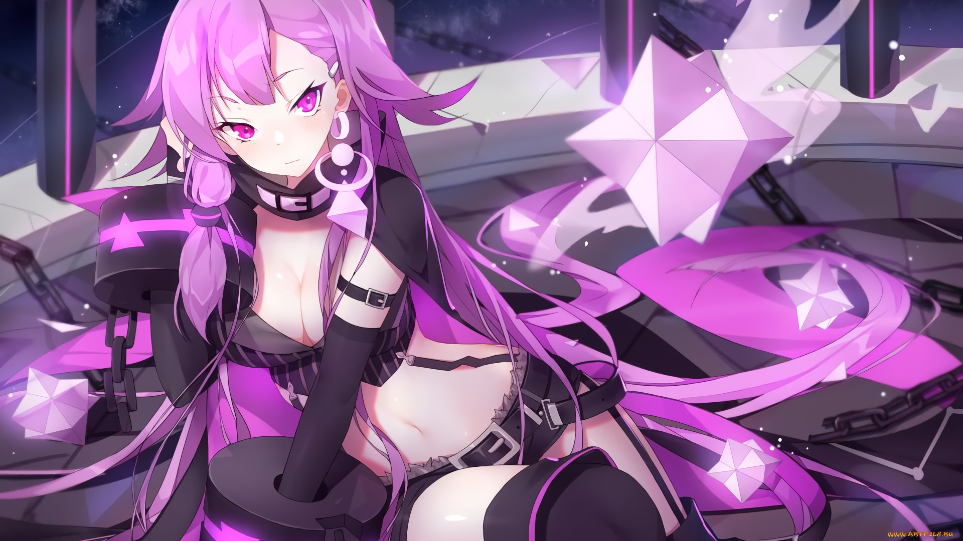 аниме, магия, , колдовство, , halloween, девушка