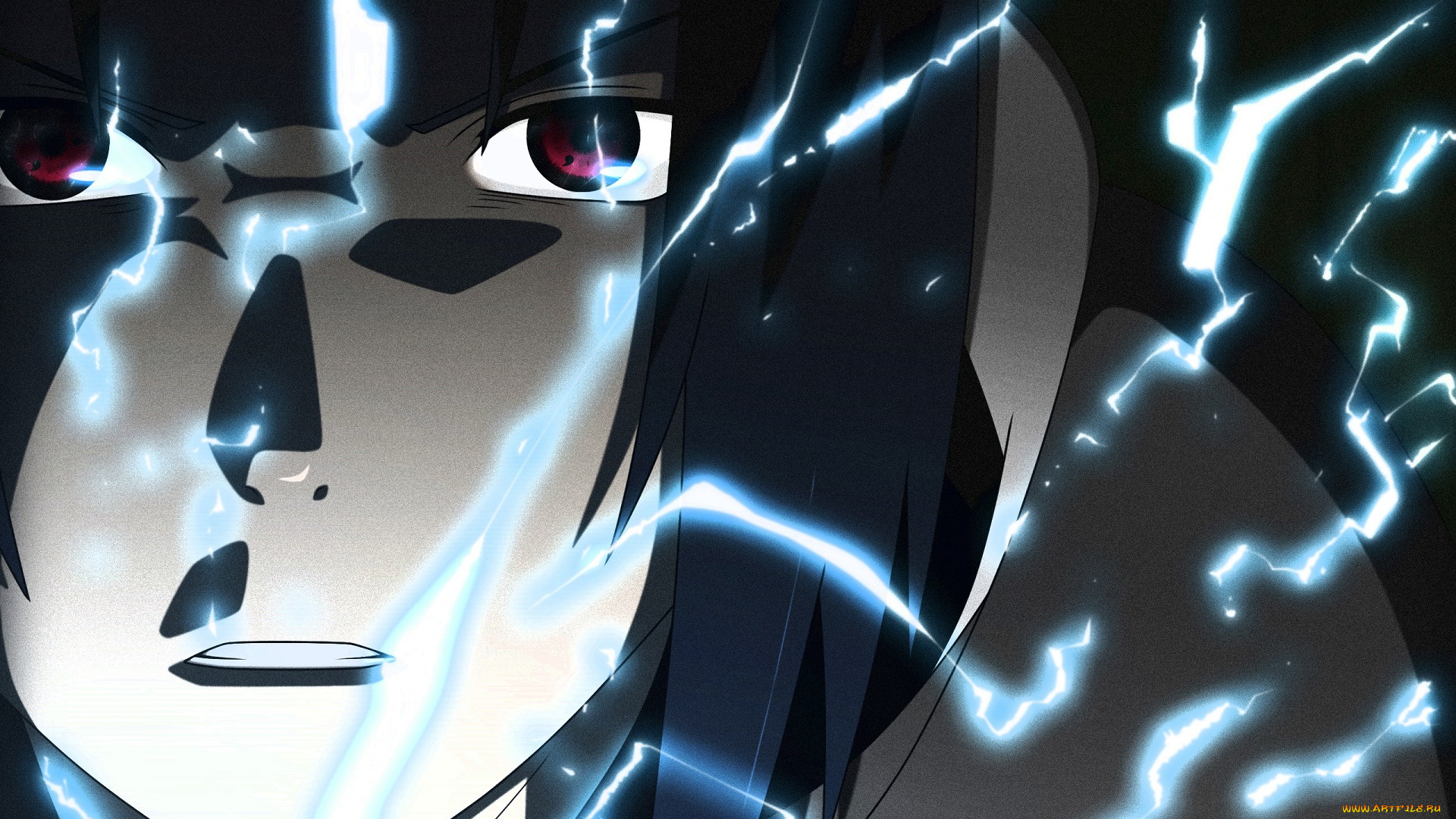 аниме, naruto, саске