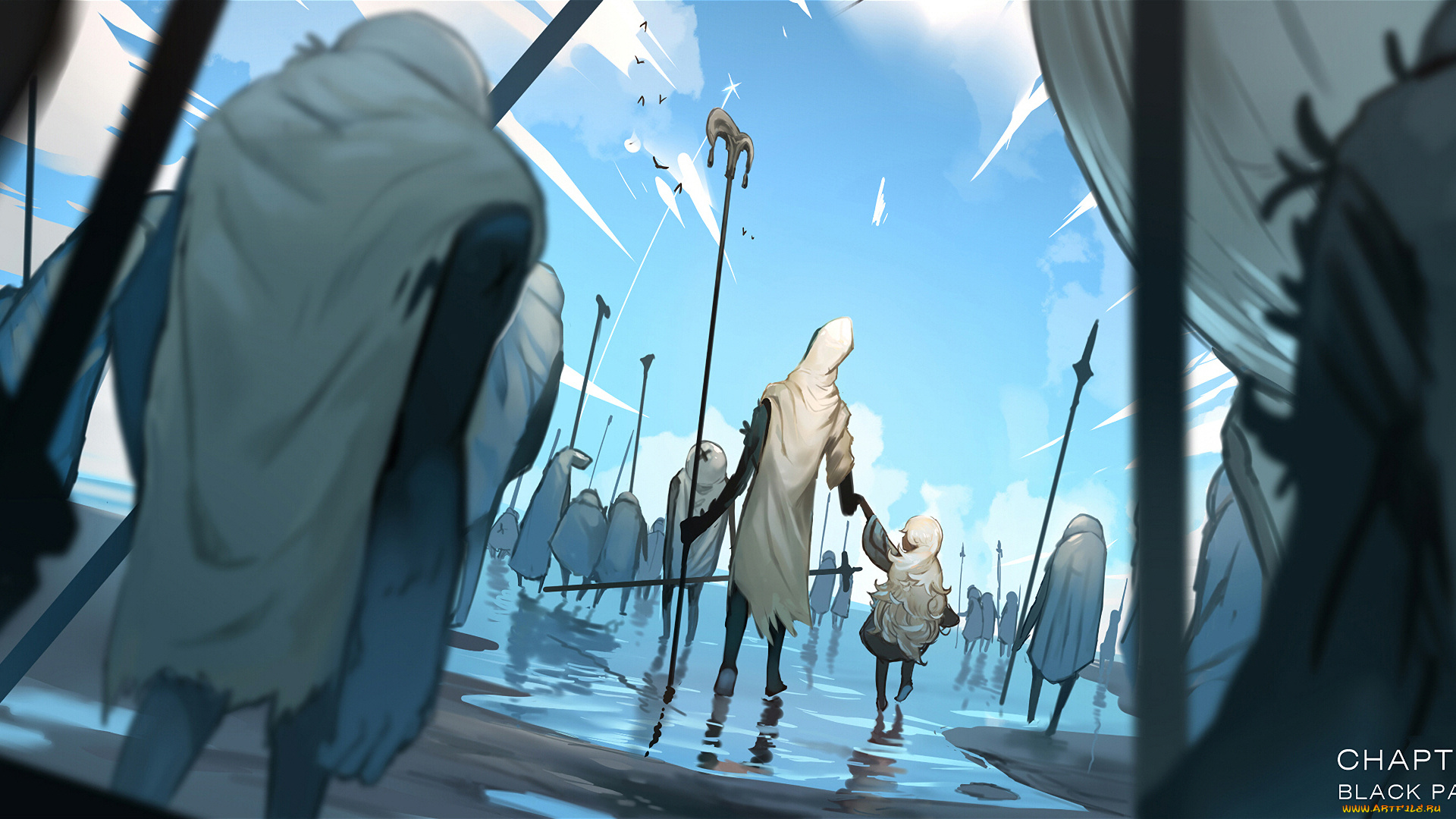 аниме, pixiv, fantasia, улица