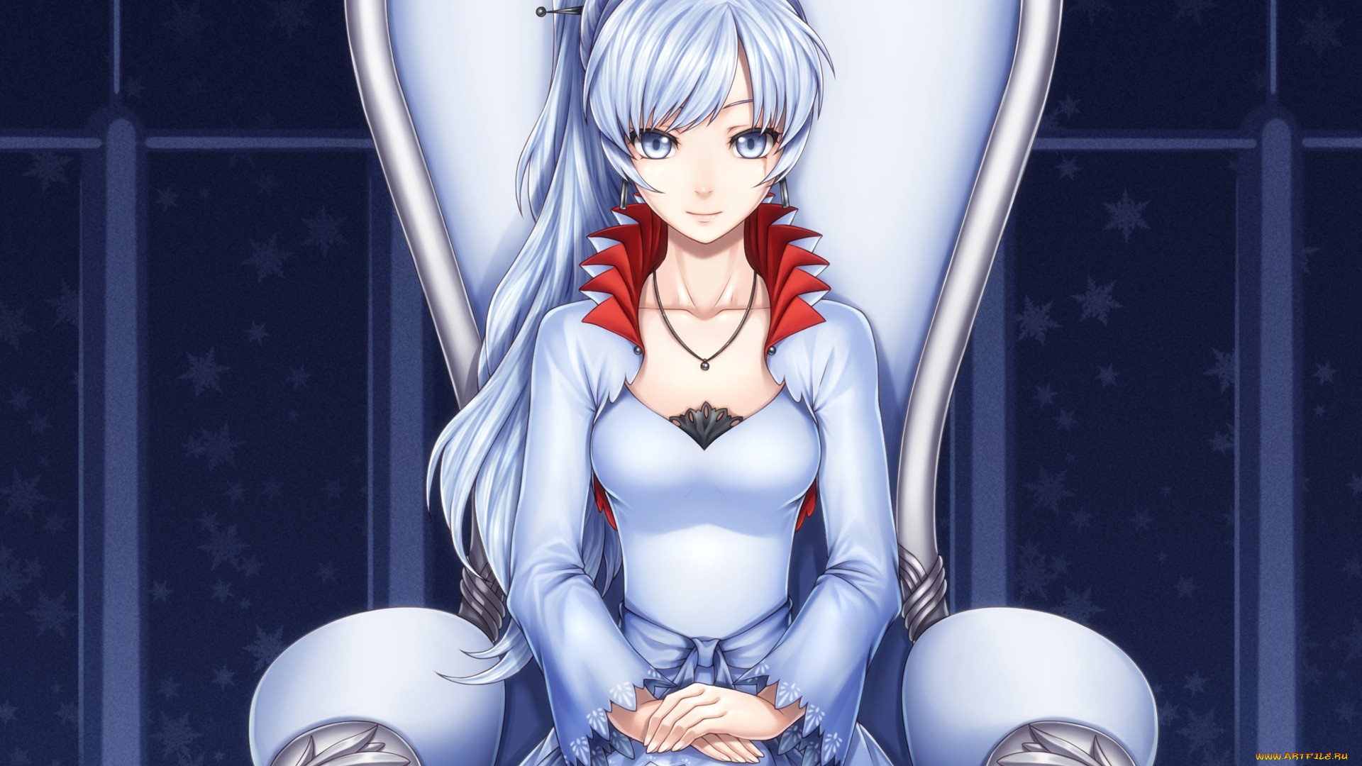 аниме, rwby, фон, взгляд, девушка