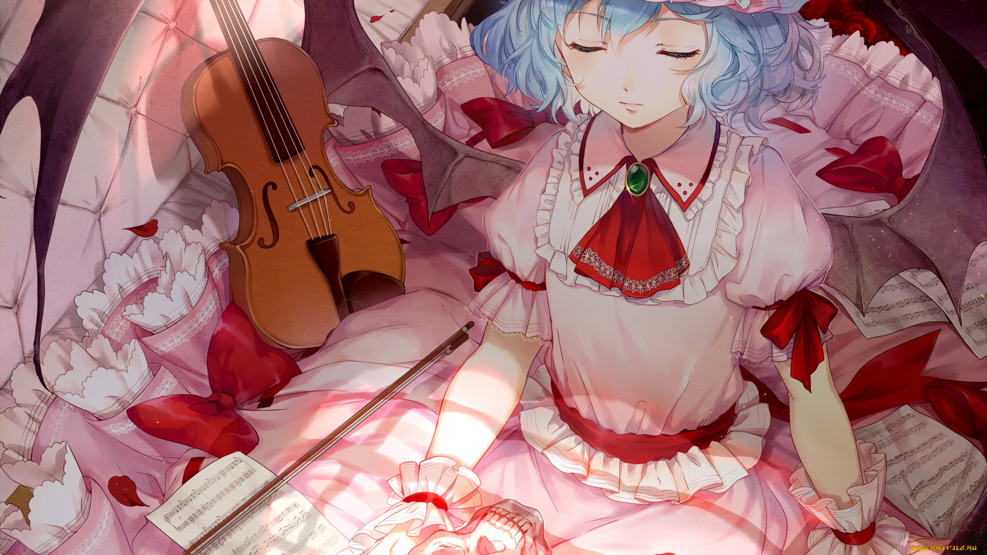 аниме, touhou, девушка