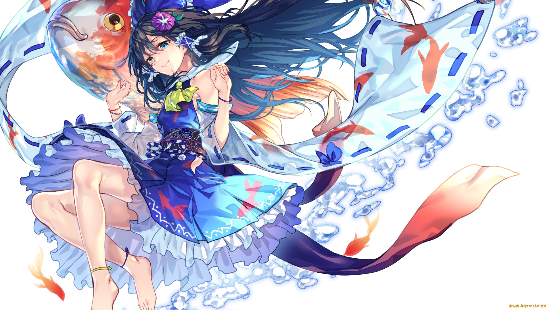 аниме, touhou, девушка