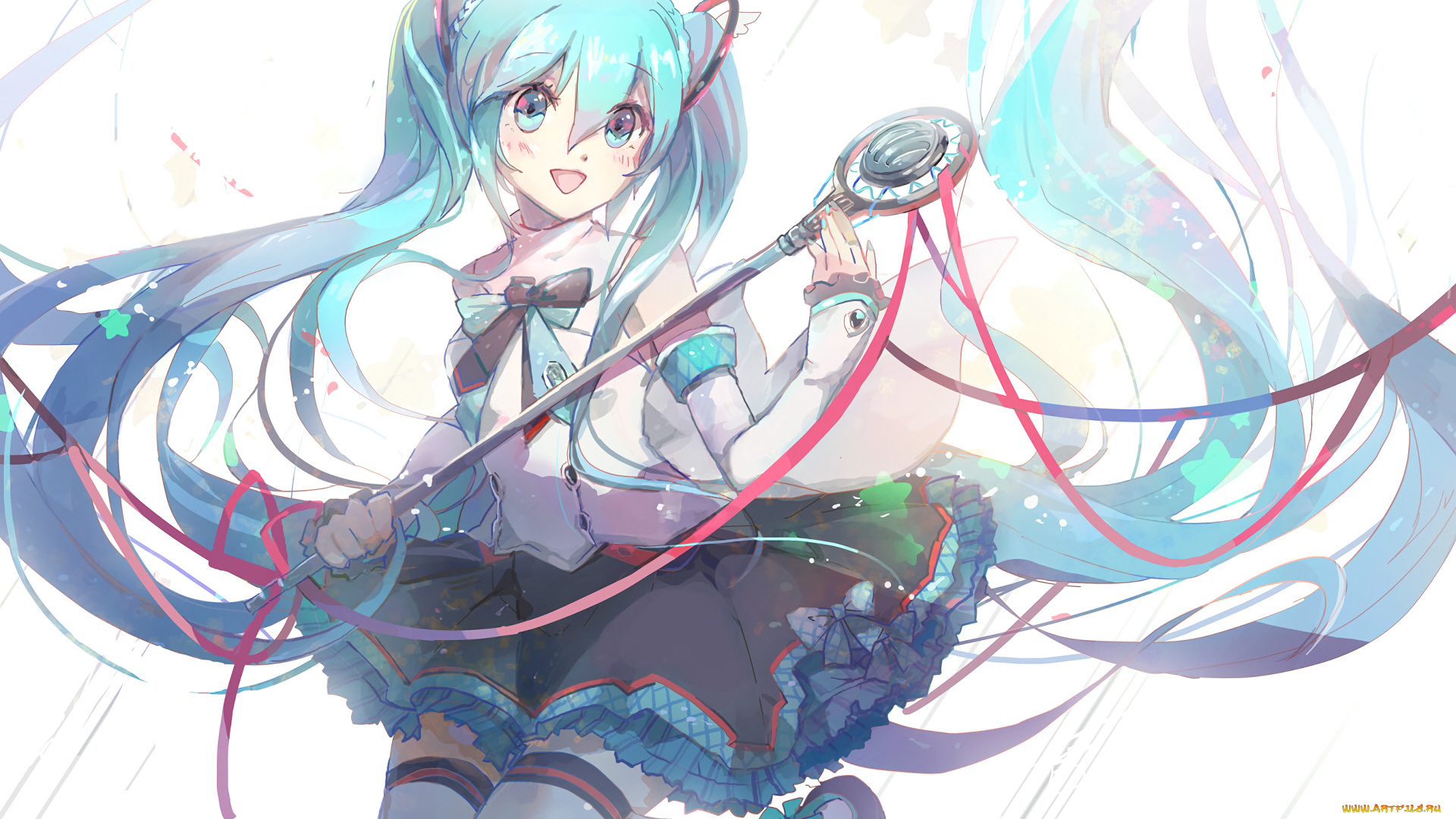 аниме, vocaloid, девушка