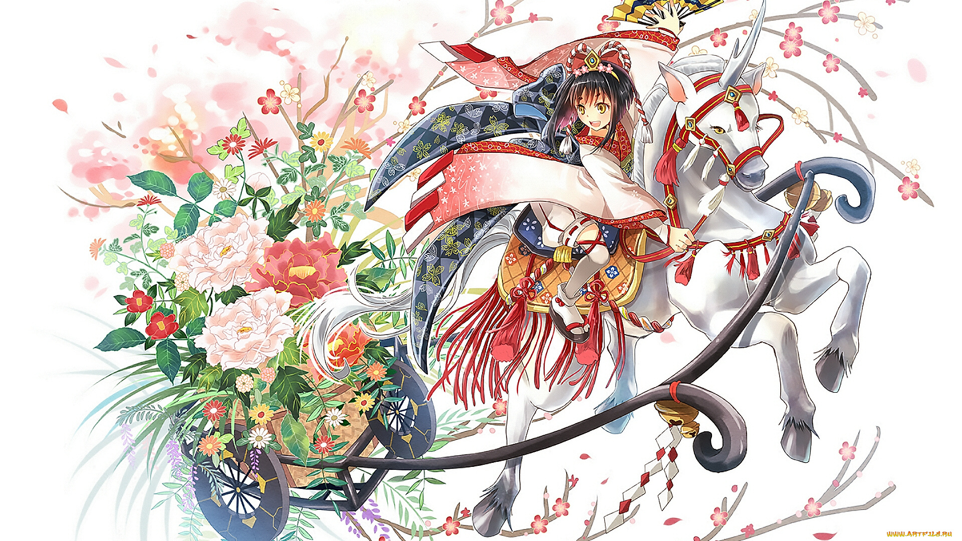 аниме, животные, , существа, девушка