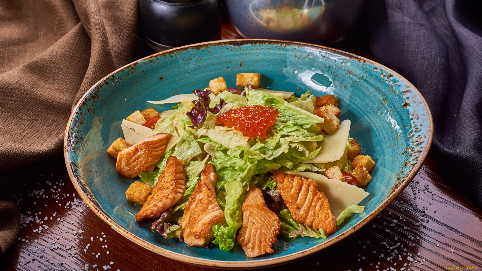 еда, салаты, , закуски, икра, салат, лосось