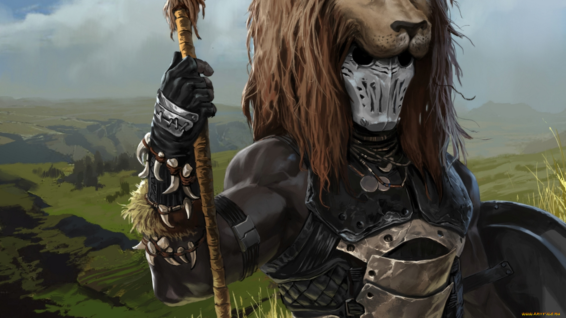 фэнтези, люди, трафей, доспех