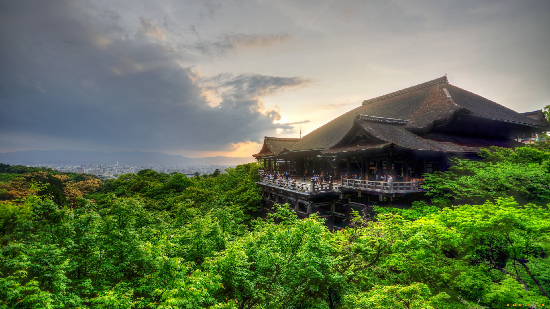 kiyomizu-dera, , kyoto, , japan, города, киото, , Япония, простор