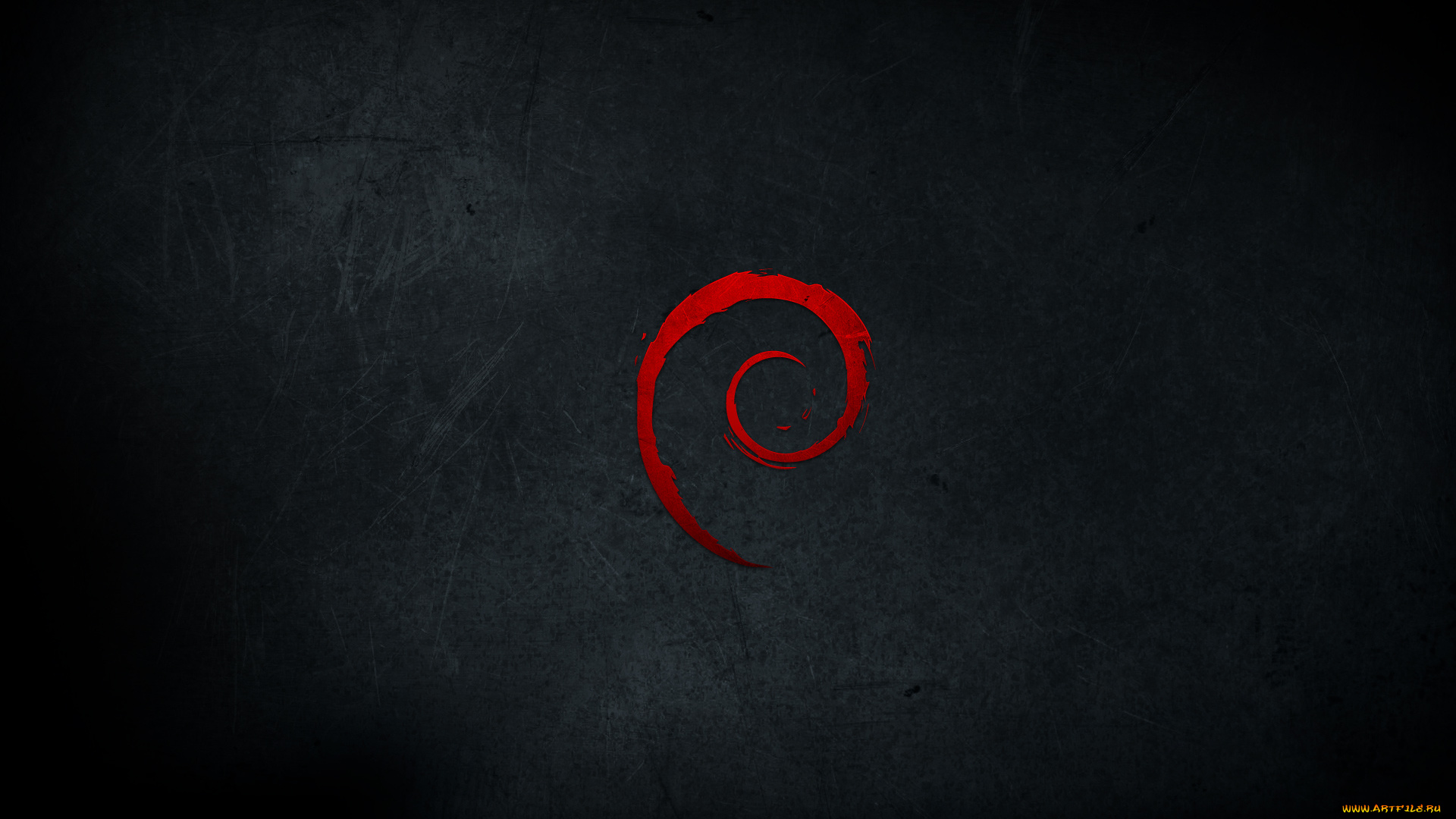 компьютеры, debian, фон, логотип