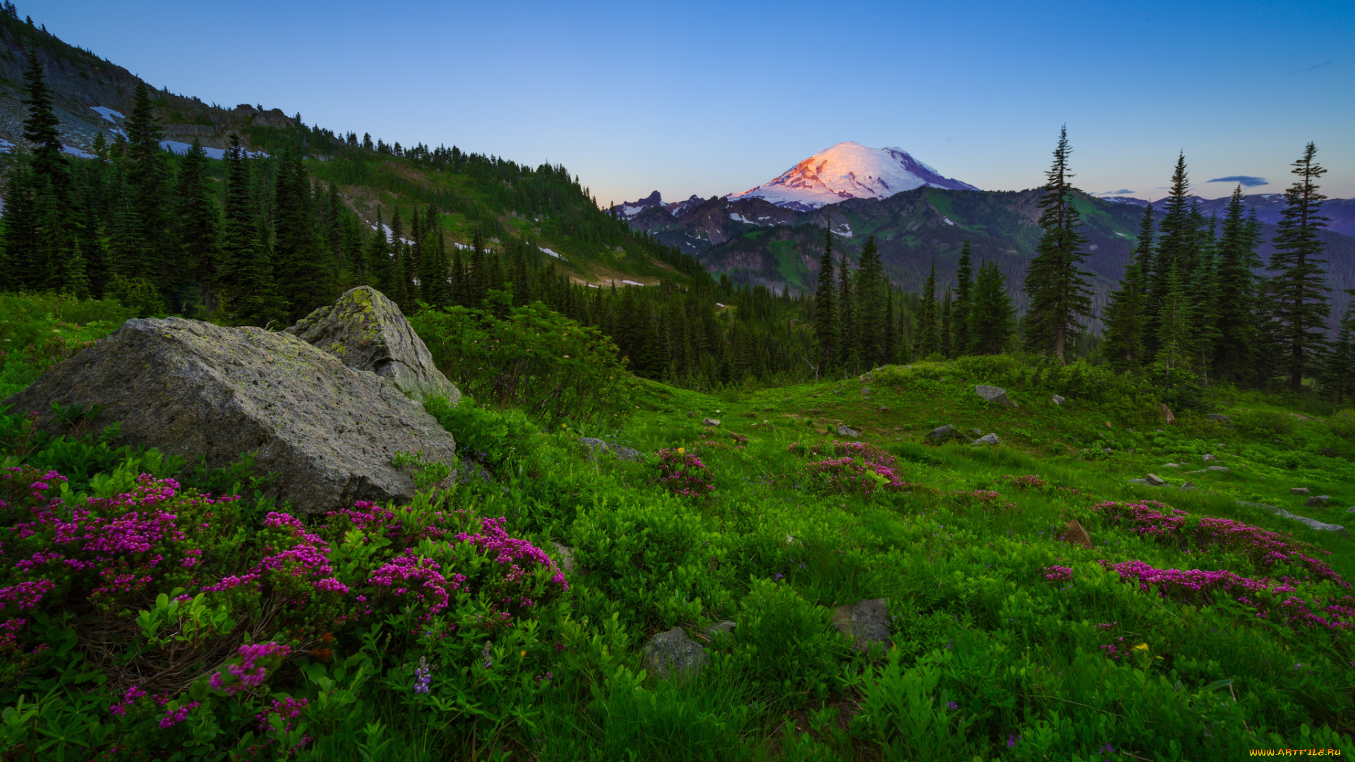 природа, горы, простор