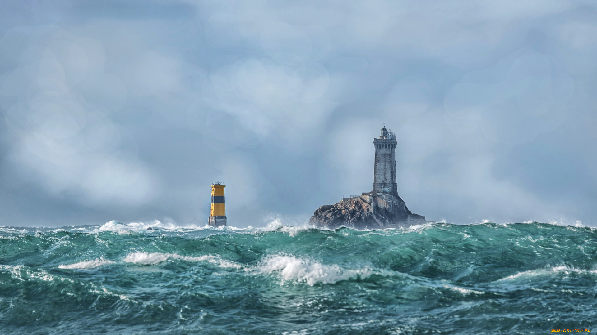 природа, маяки, побережье, маяк