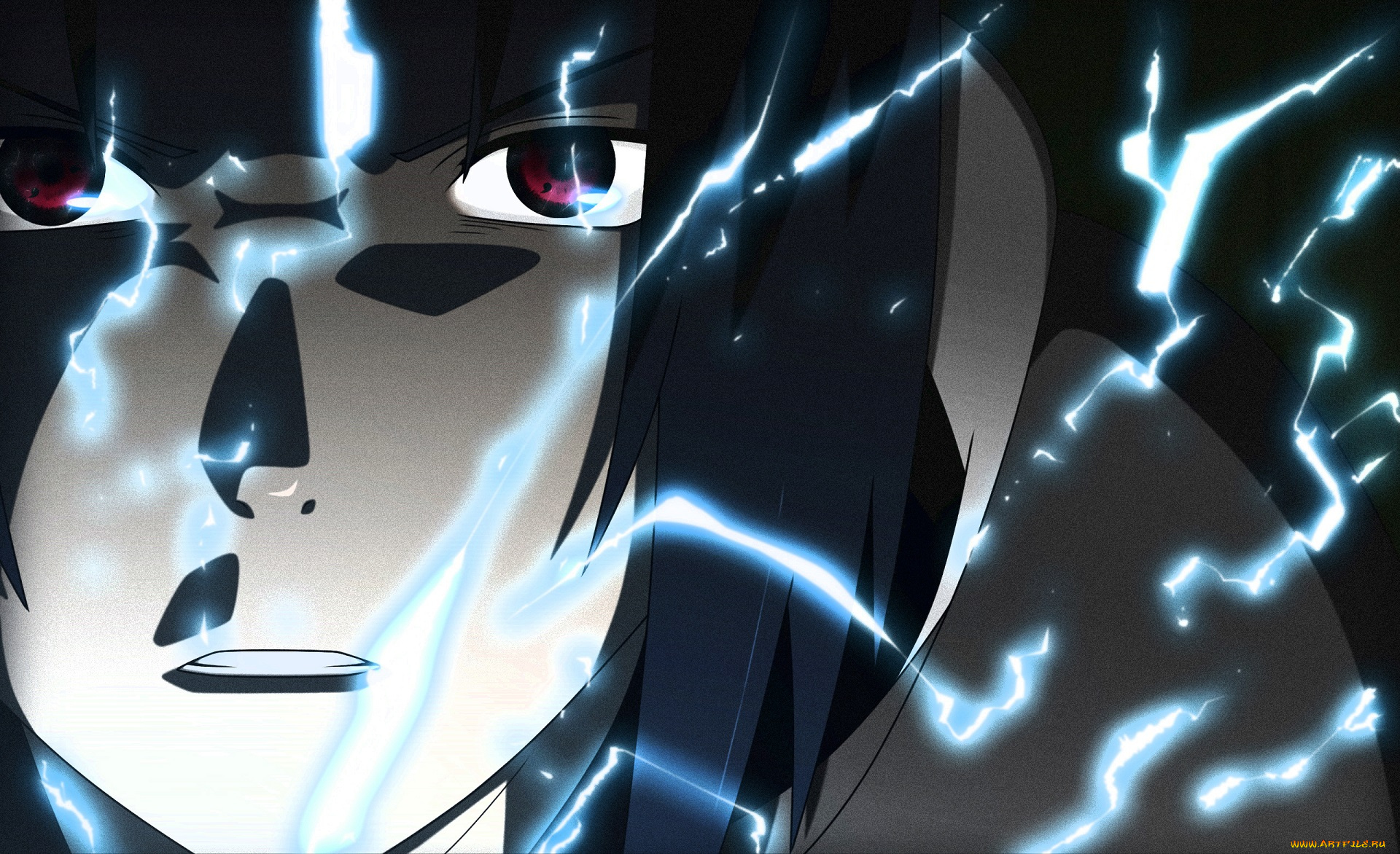 аниме, naruto, саске