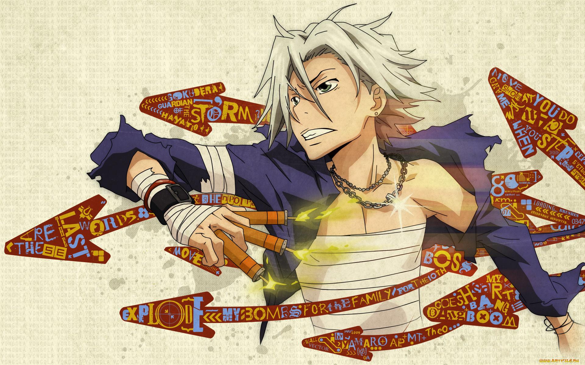 аниме, katekyo, hitman, reborn, учитель, мафиози, реборн