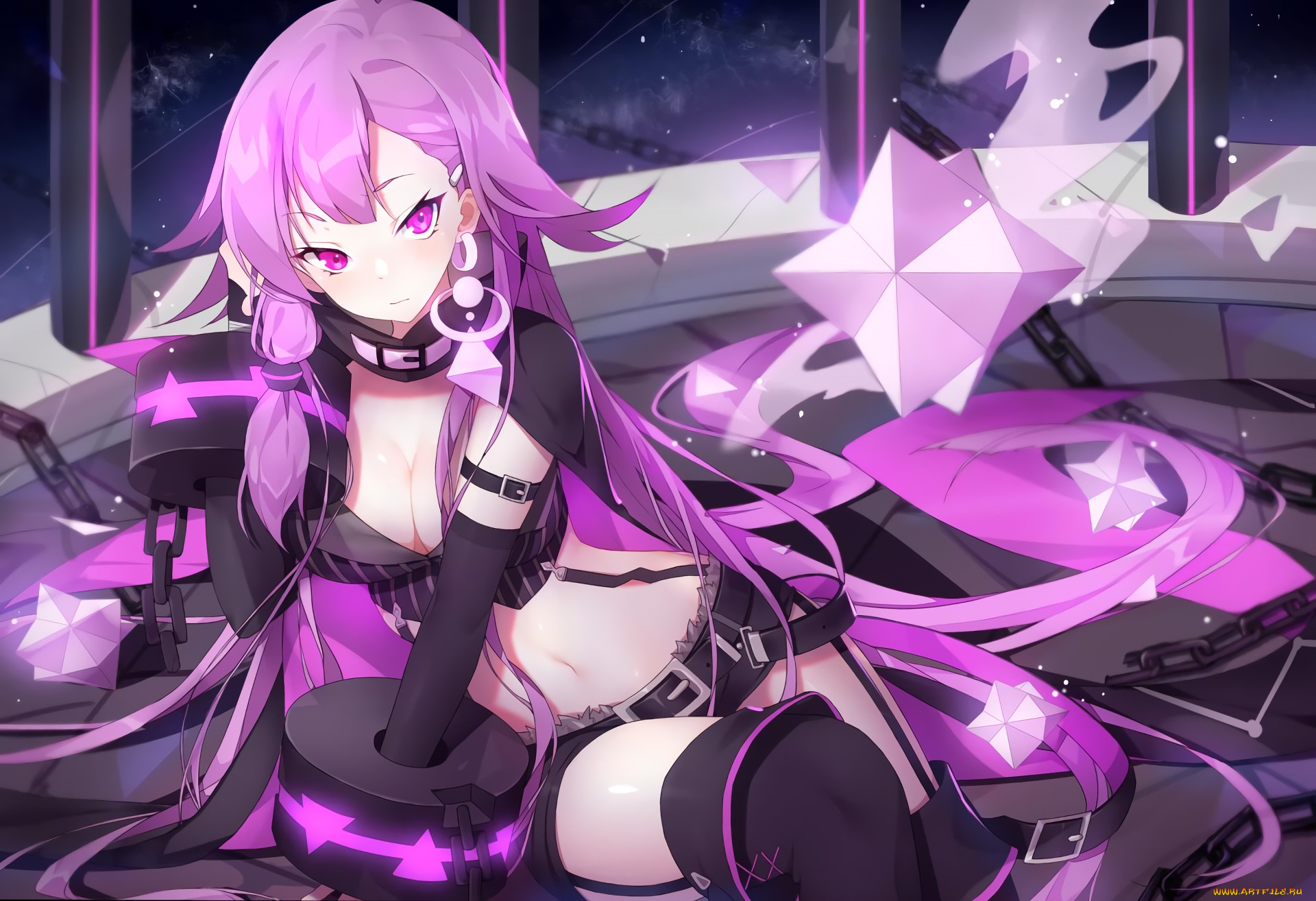 аниме, магия, , колдовство, , halloween, девушка