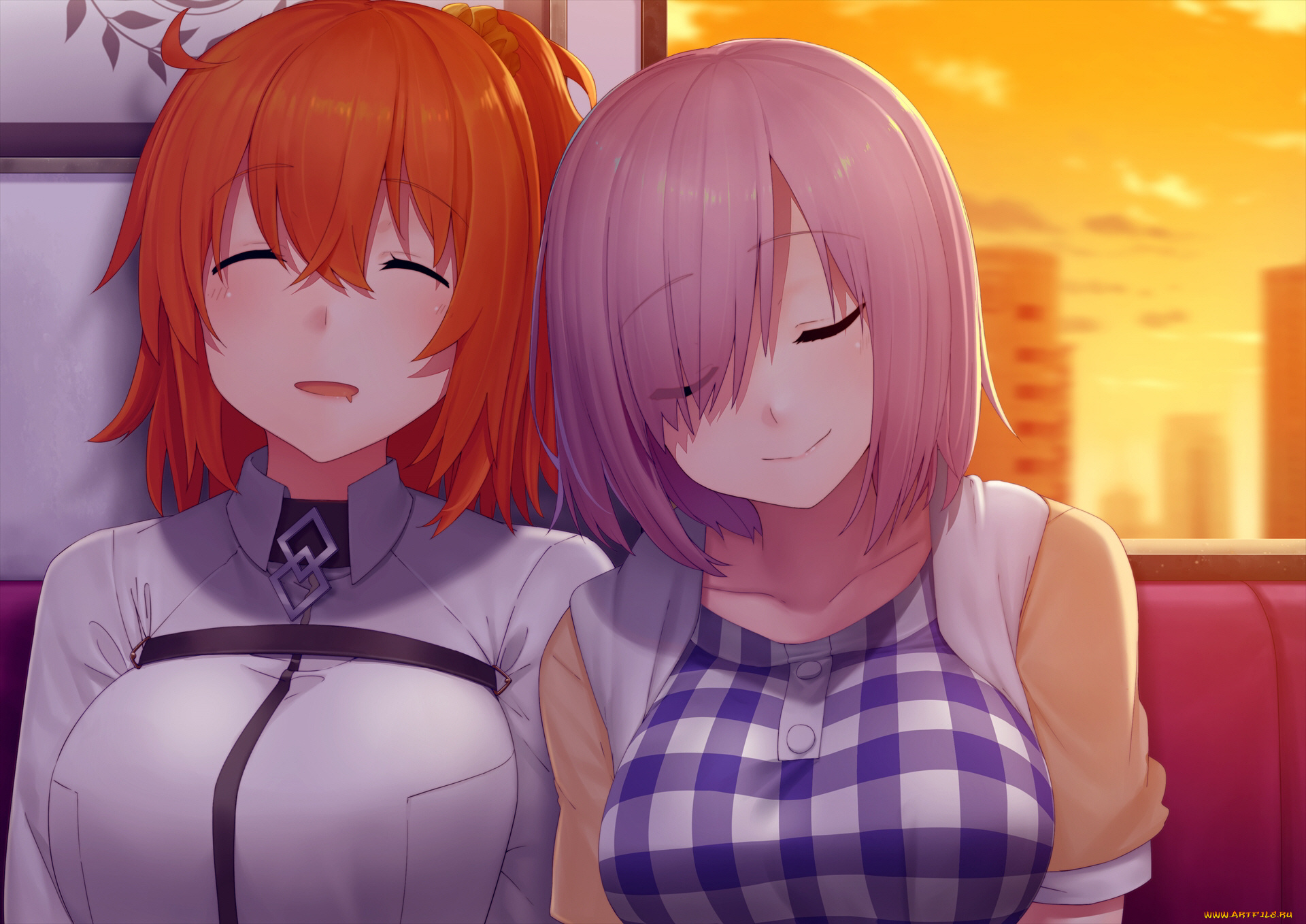 аниме, fate, stay, night, девушки