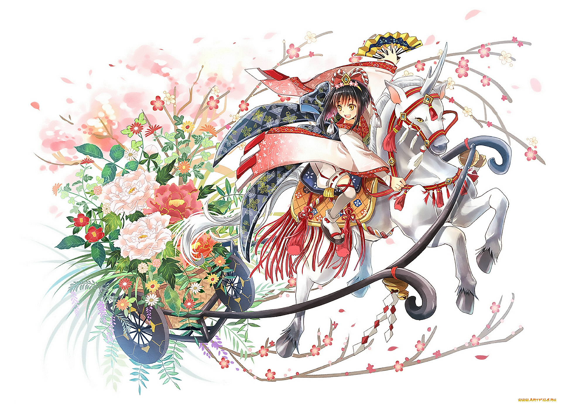 аниме, животные, , существа, девушка