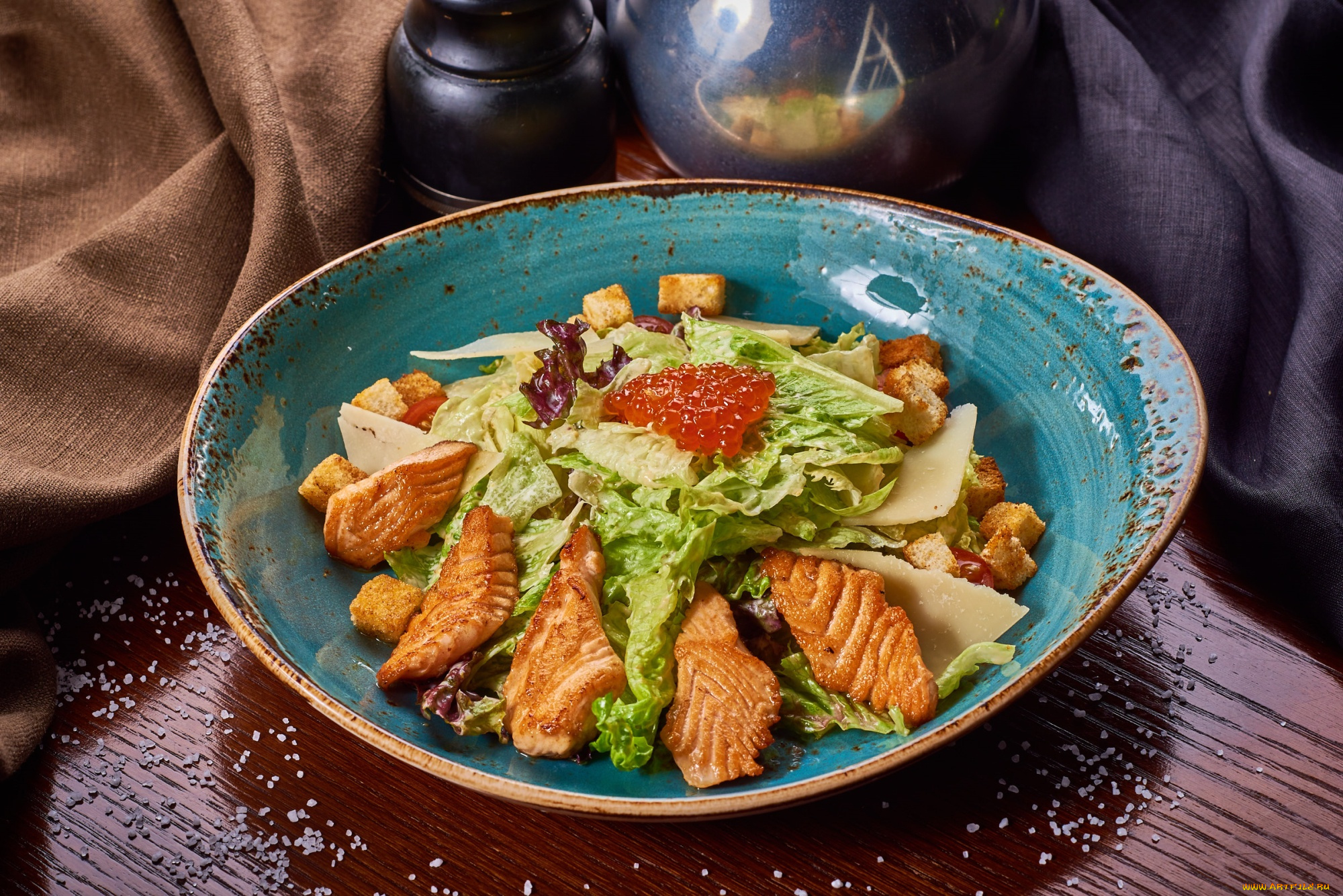 еда, салаты, , закуски, икра, салат, лосось