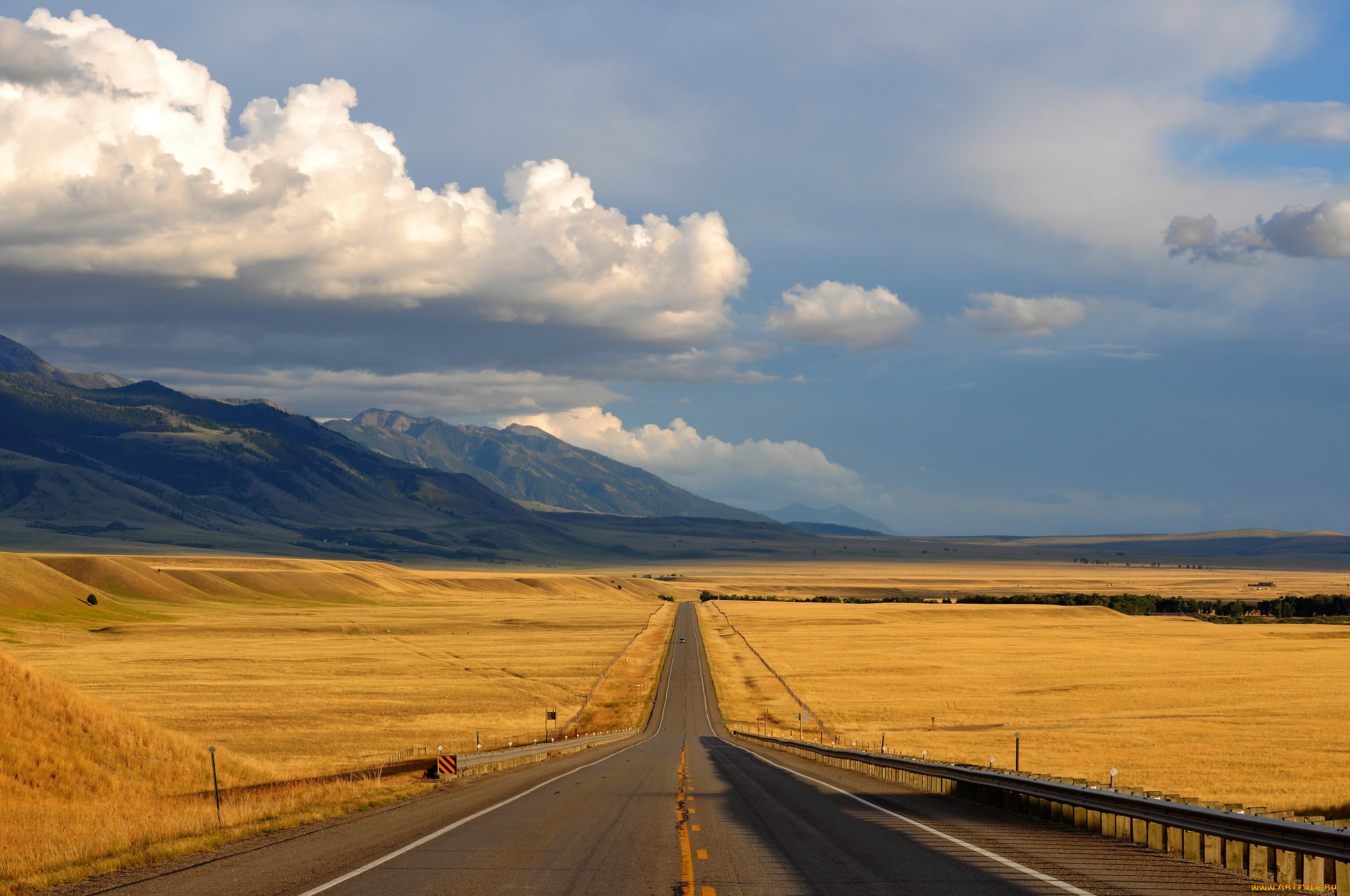 природа, дороги, тракт