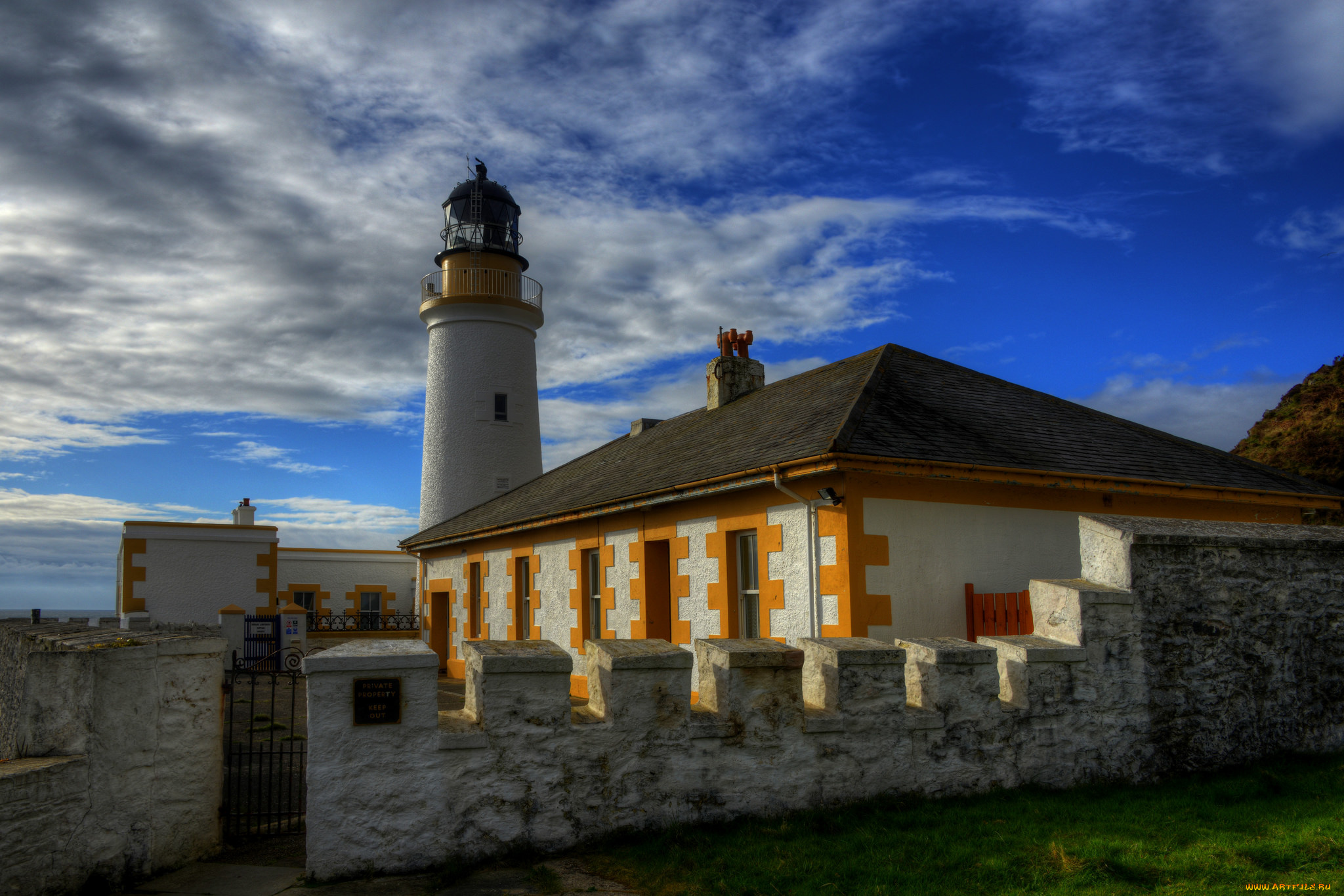 природа, маяки, побережье, маяк