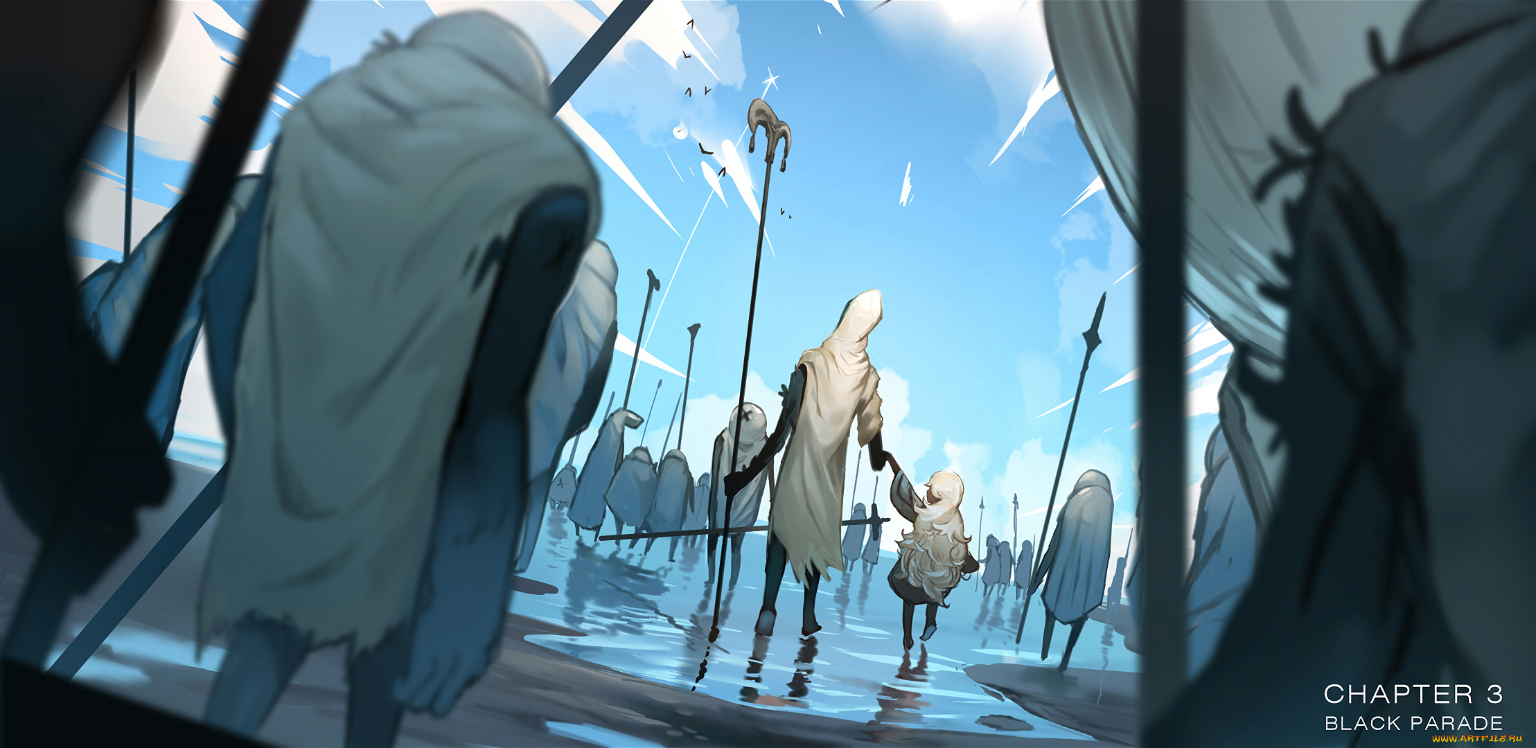 аниме, pixiv, fantasia, улица