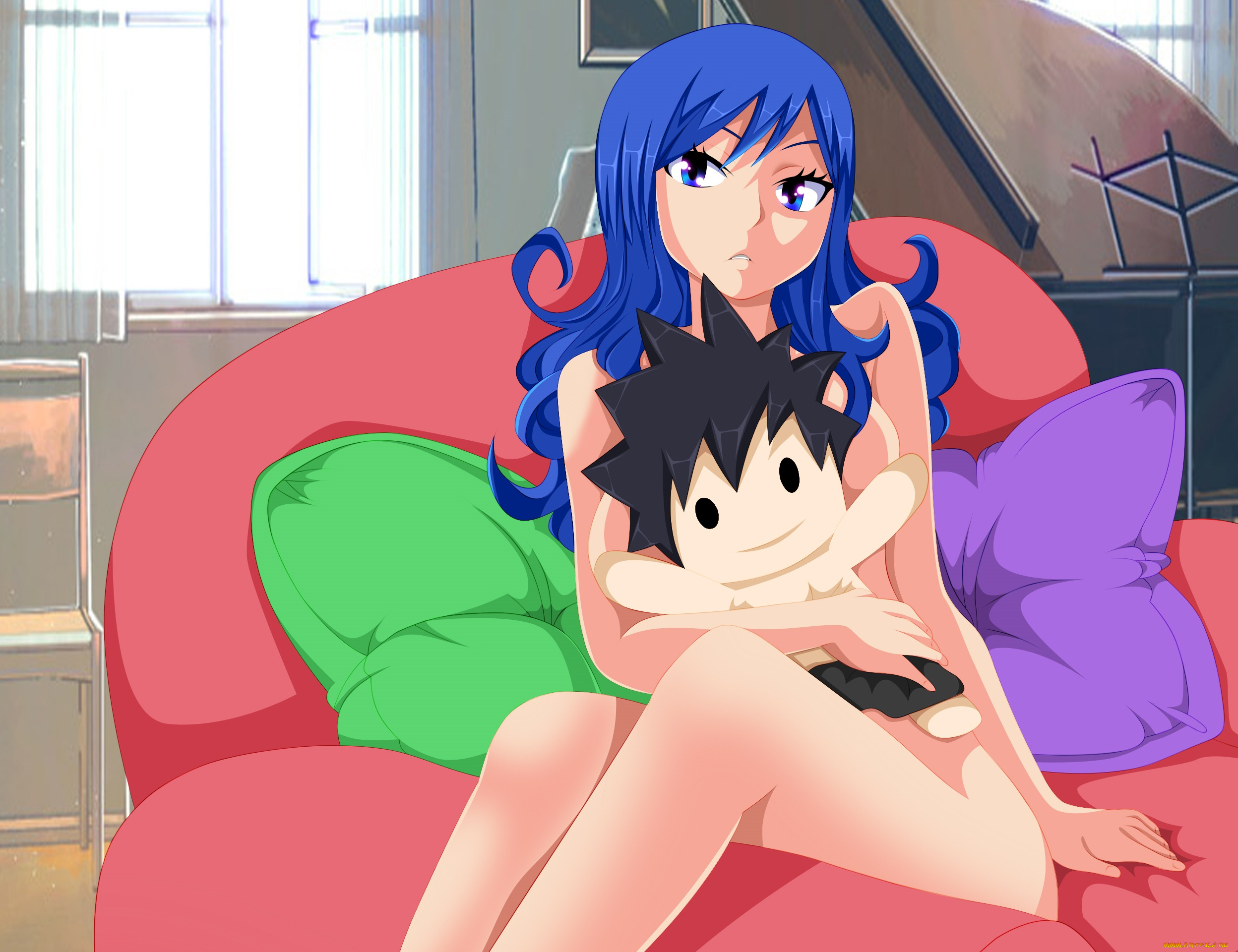 аниме, fairy, tail, хвост, феи