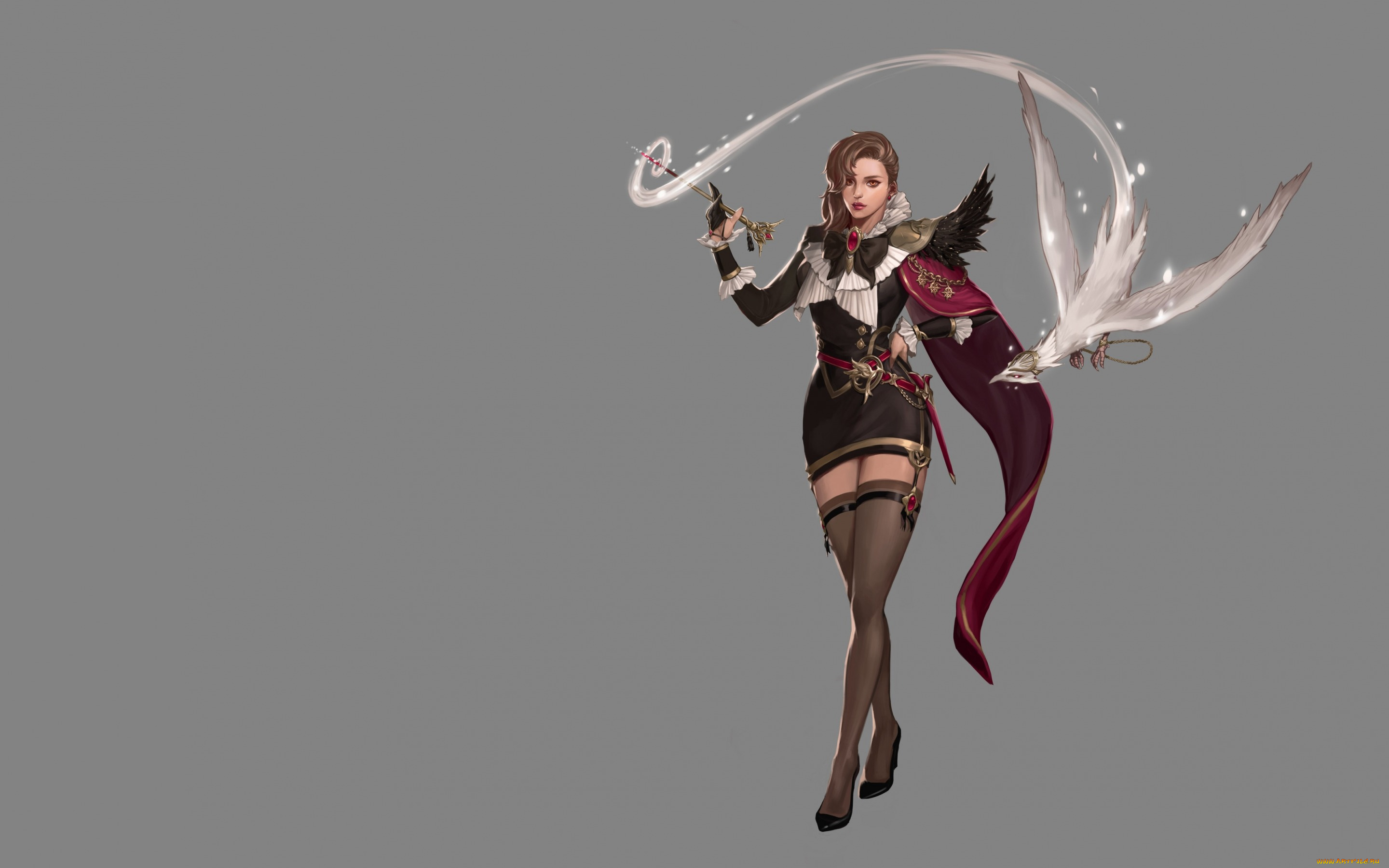 фэнтези, магия, девушка, арт