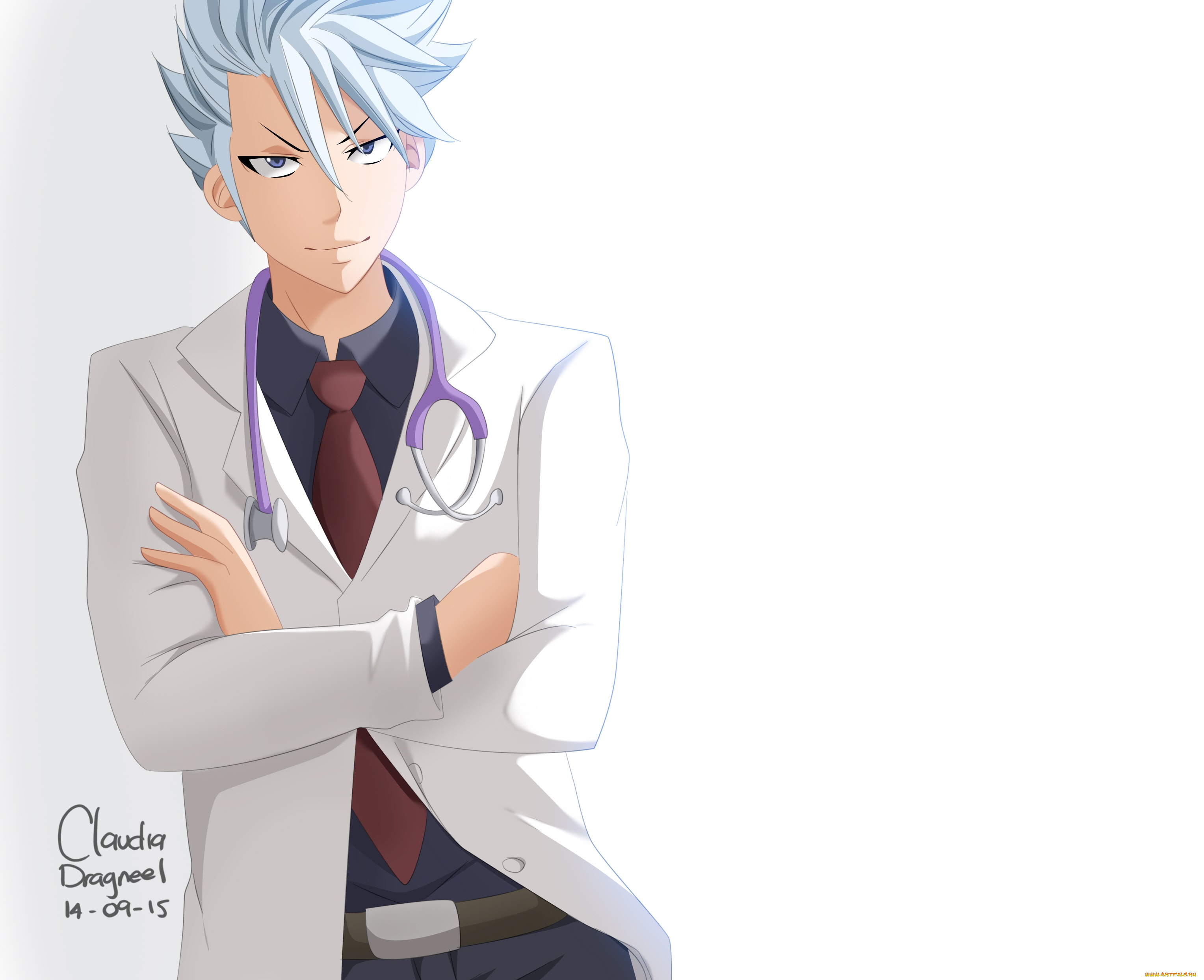 аниме, fairy, tail, леон