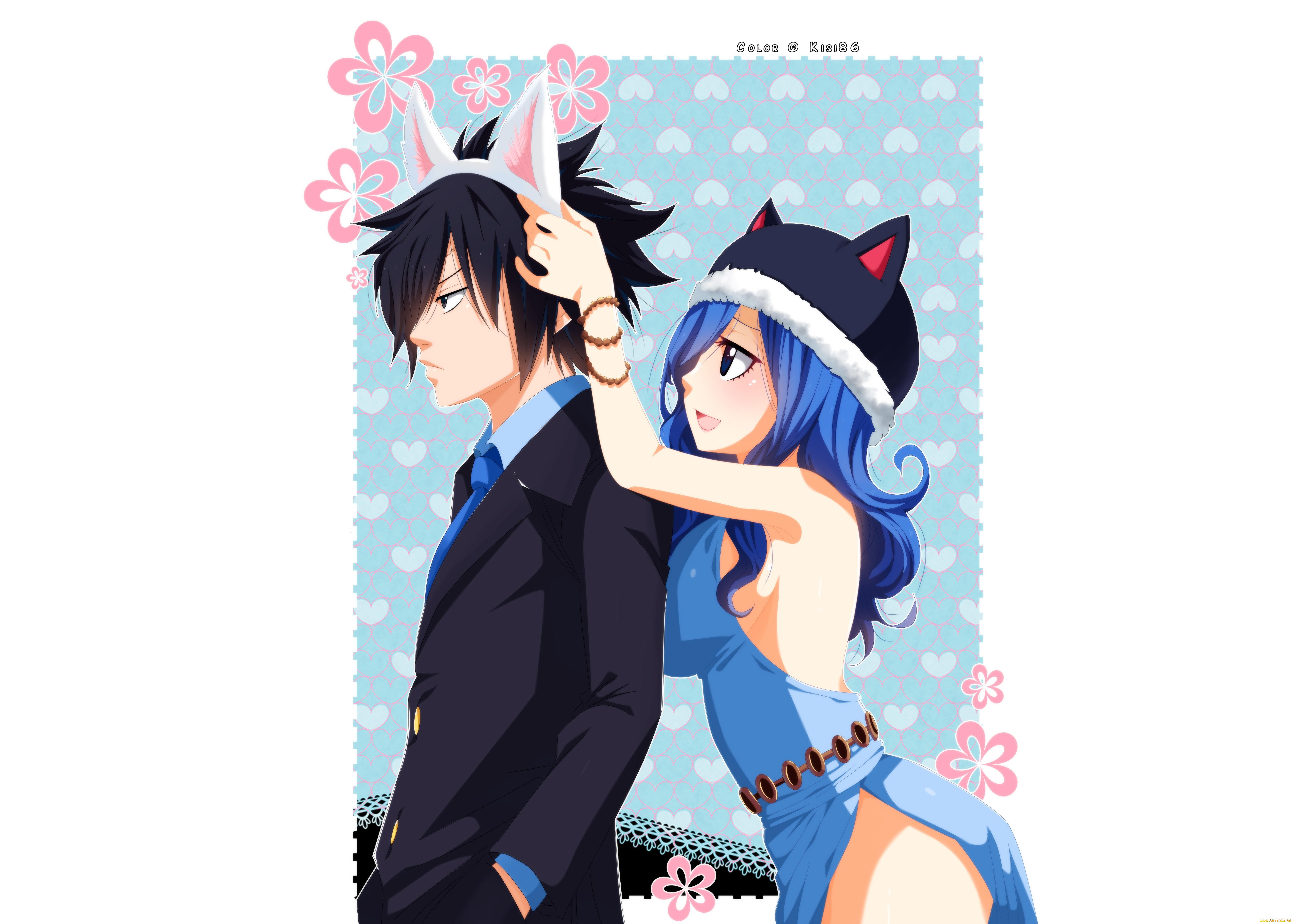 аниме, fairy, tail, хвост, феи