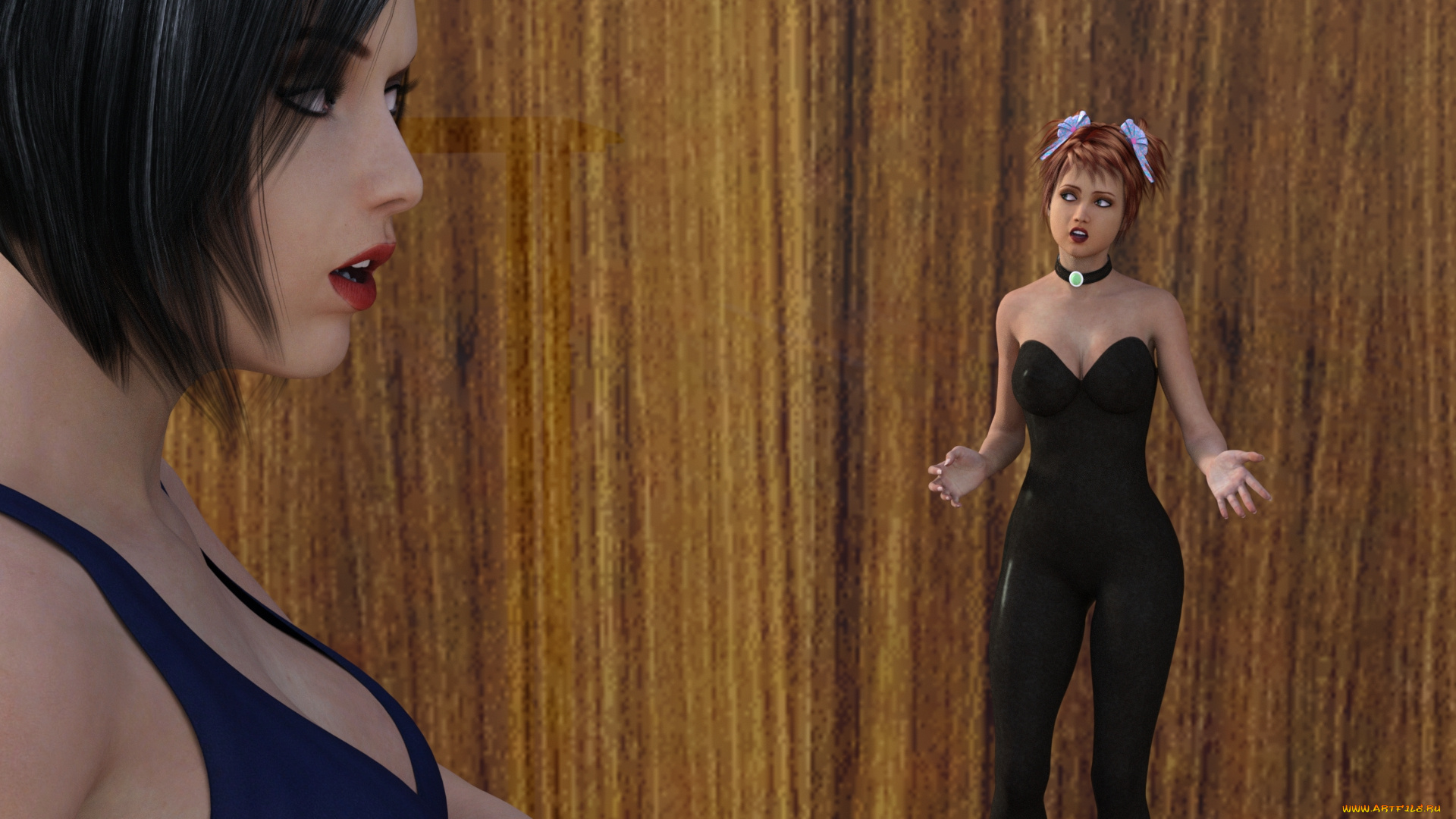 3д, графика, фантазия, , fantasy, фон, взгляд, девушки