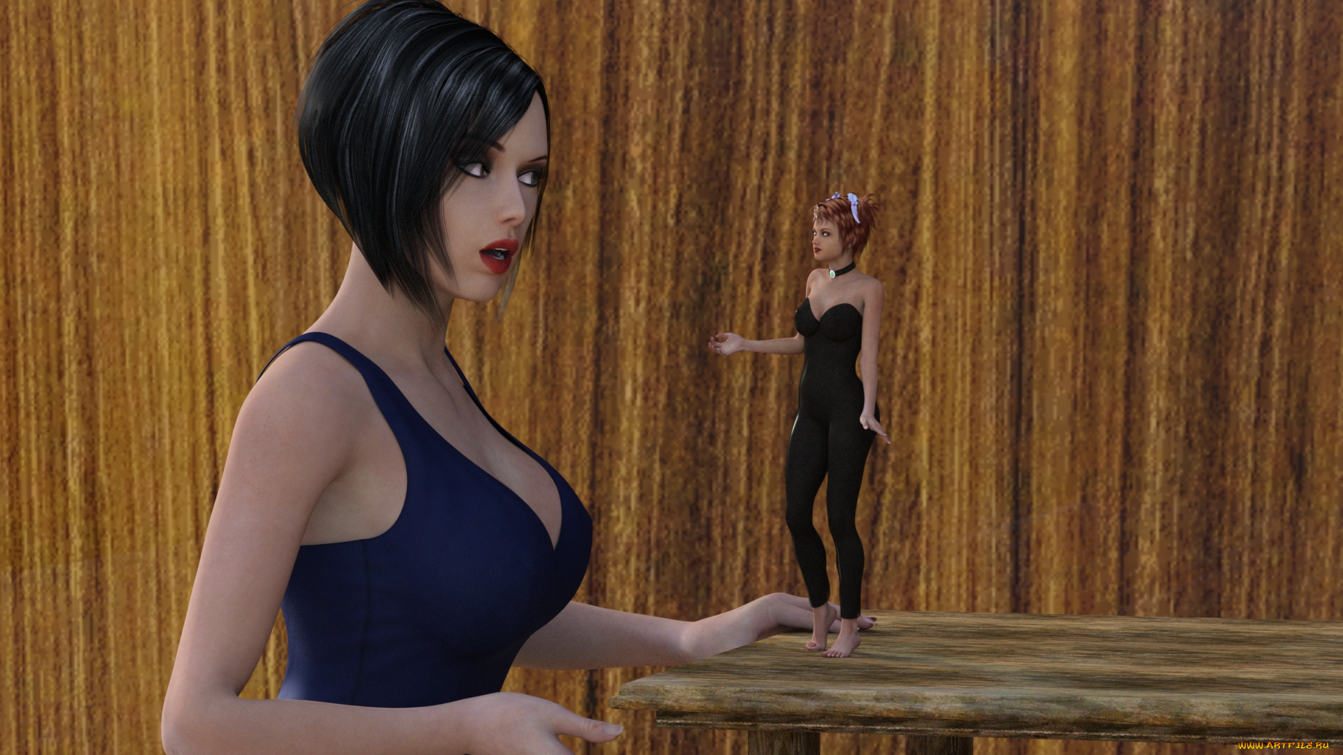 3д, графика, фантазия, , fantasy, фон, взгляд, девушки