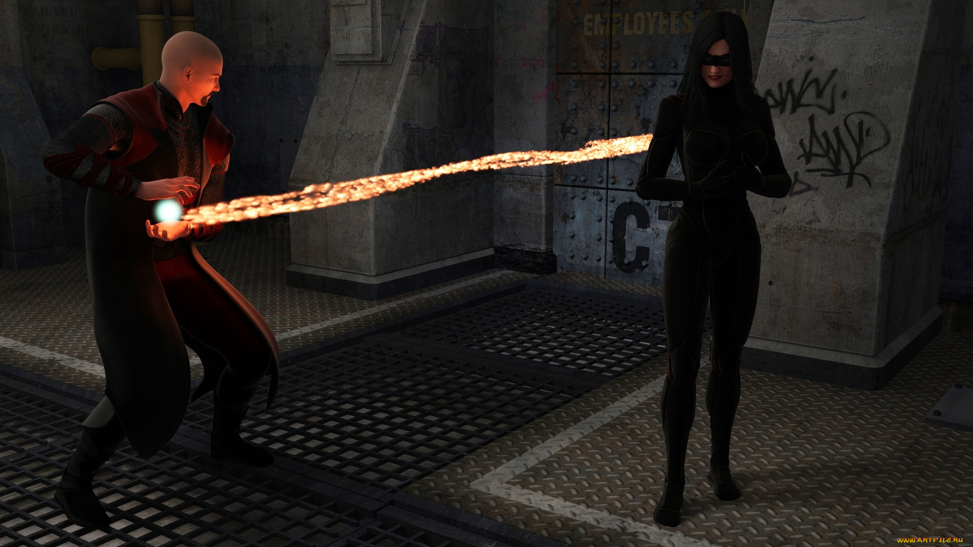 3д, графика, фантазия, , fantasy, взгляд, девушка, фон