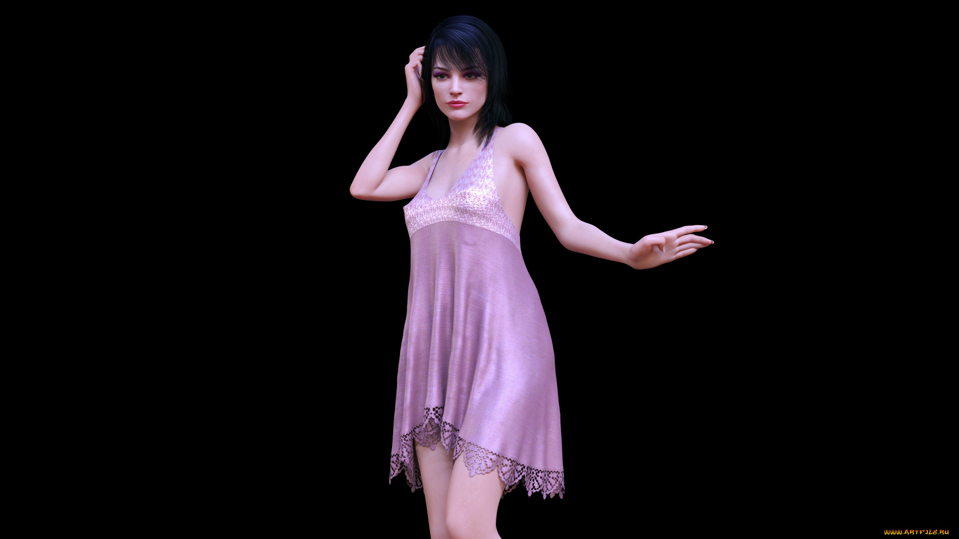 3д, графика, люди, , people, фон, взгляд, девушка