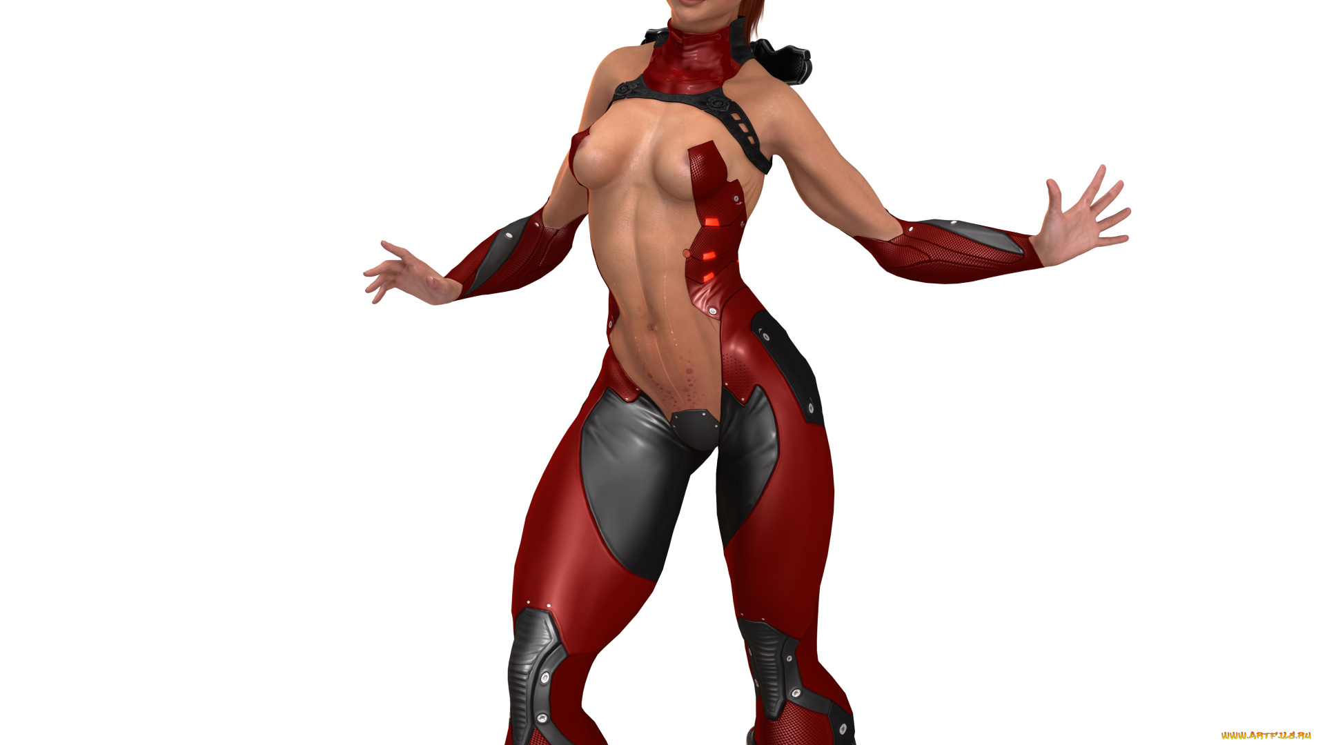 3д, графика, существа, , creatures, фон, взгляд, девушка