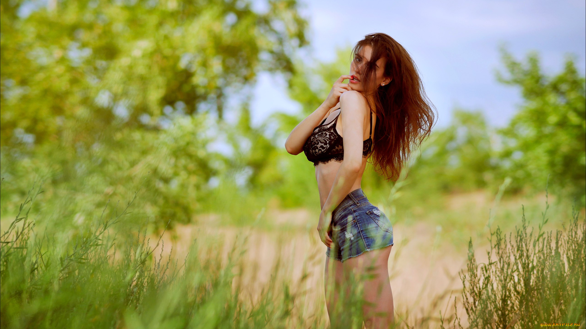 девушка, девушки, -unsort, , брюнетки, темноволосые, модель