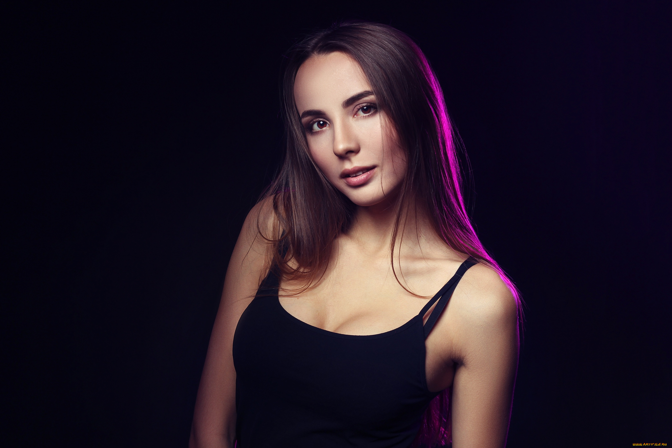 девушка, девушки, -unsort, , брюнетки, темноволосые, модель