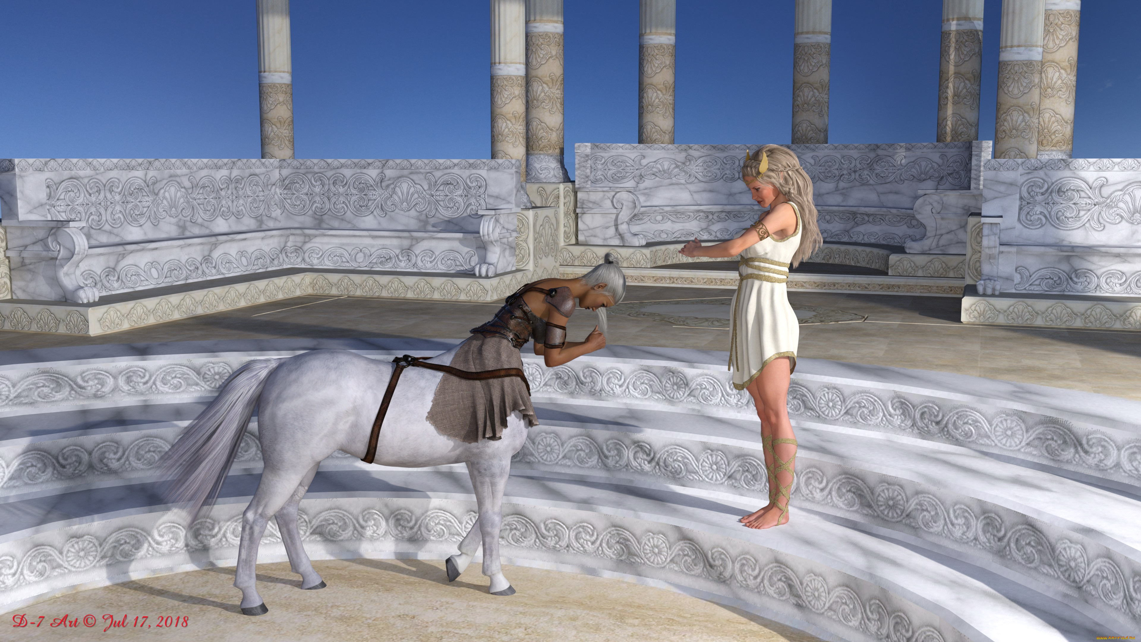 3д, графика, эльфы, , elves, взгляд, фон, эльфийка