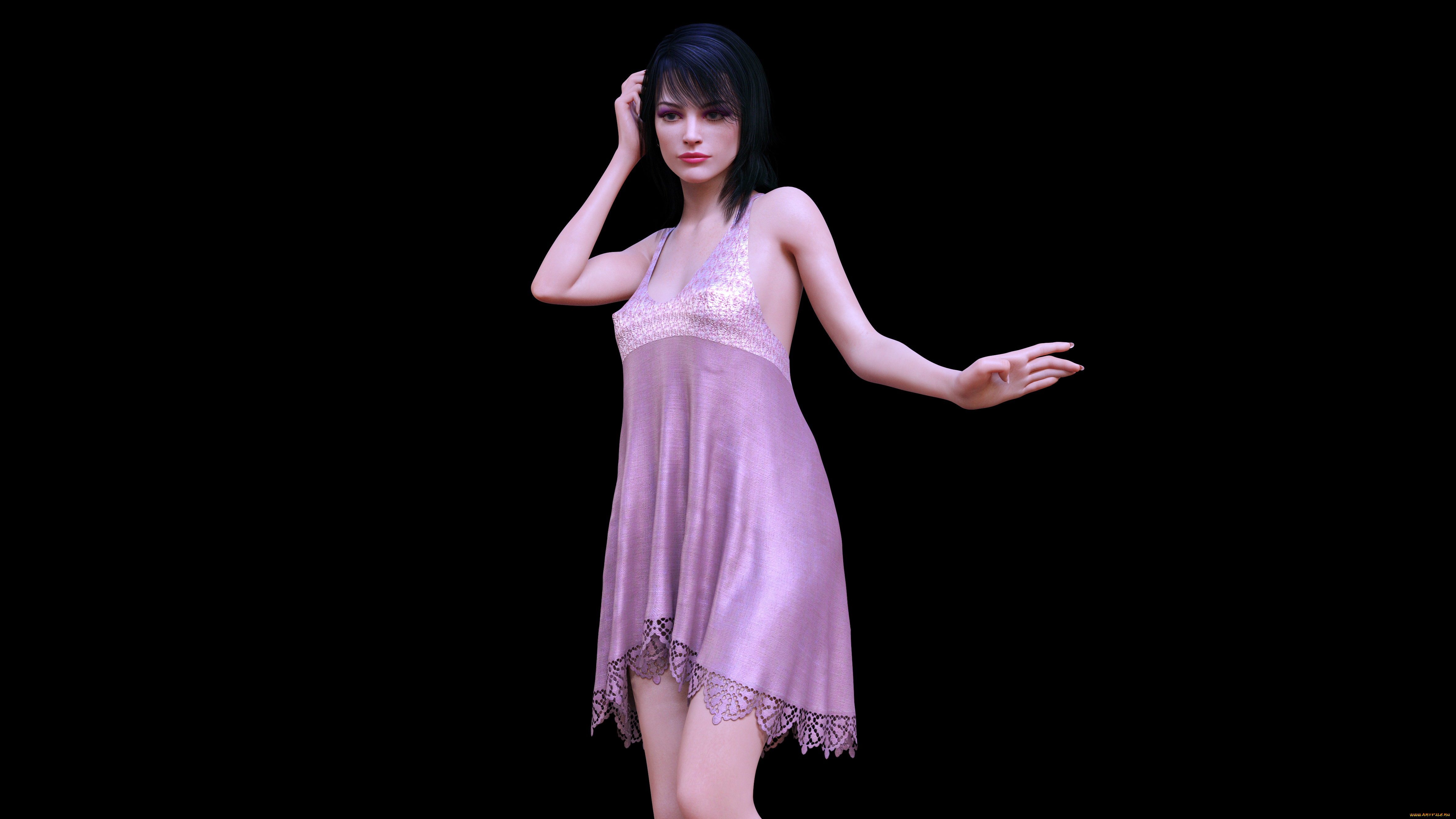 3д, графика, люди, , people, фон, взгляд, девушка