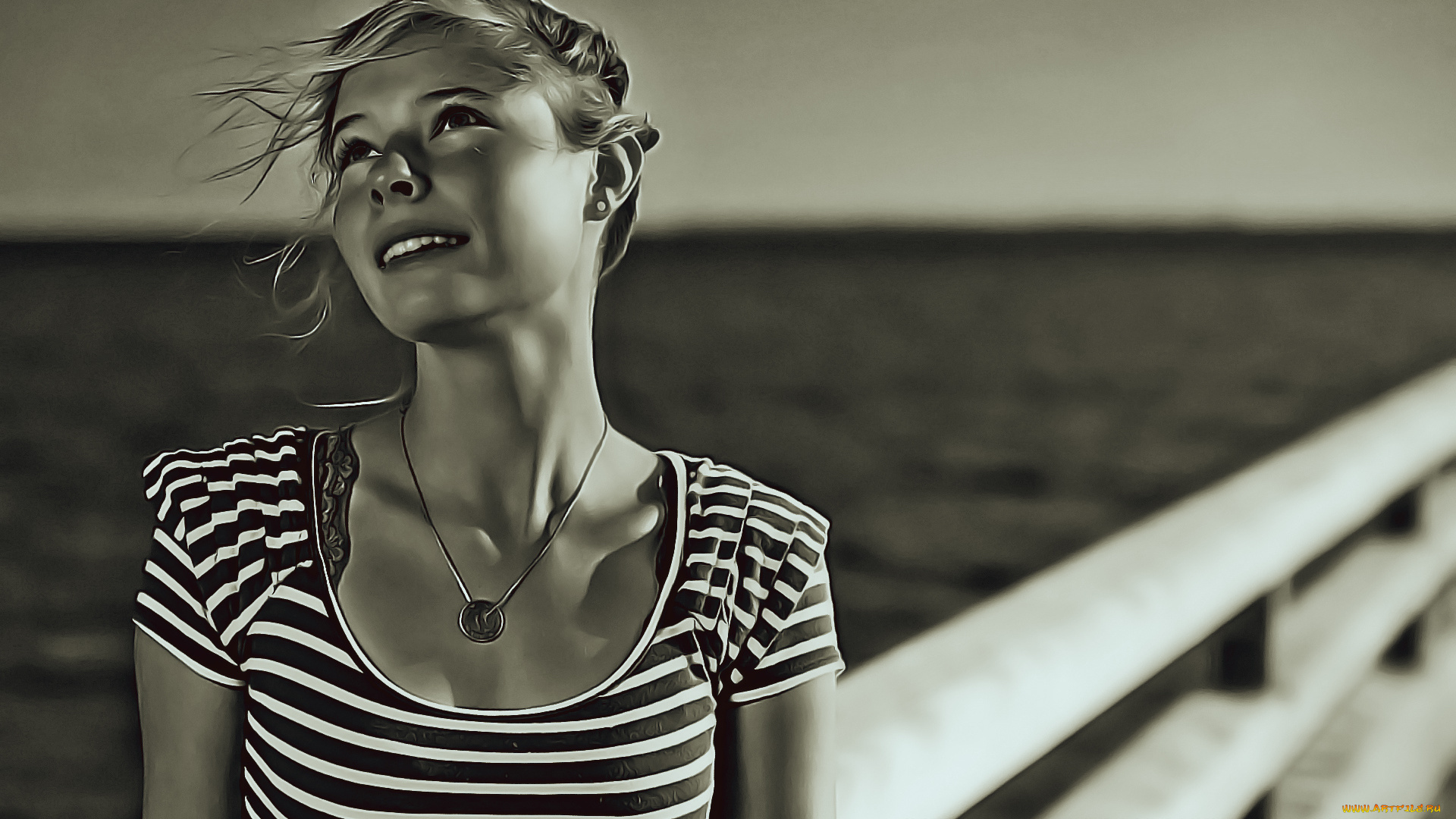 календари, компьютерный, дизайн, кулон, цепочка, девушка, водоем, calendar, 2019