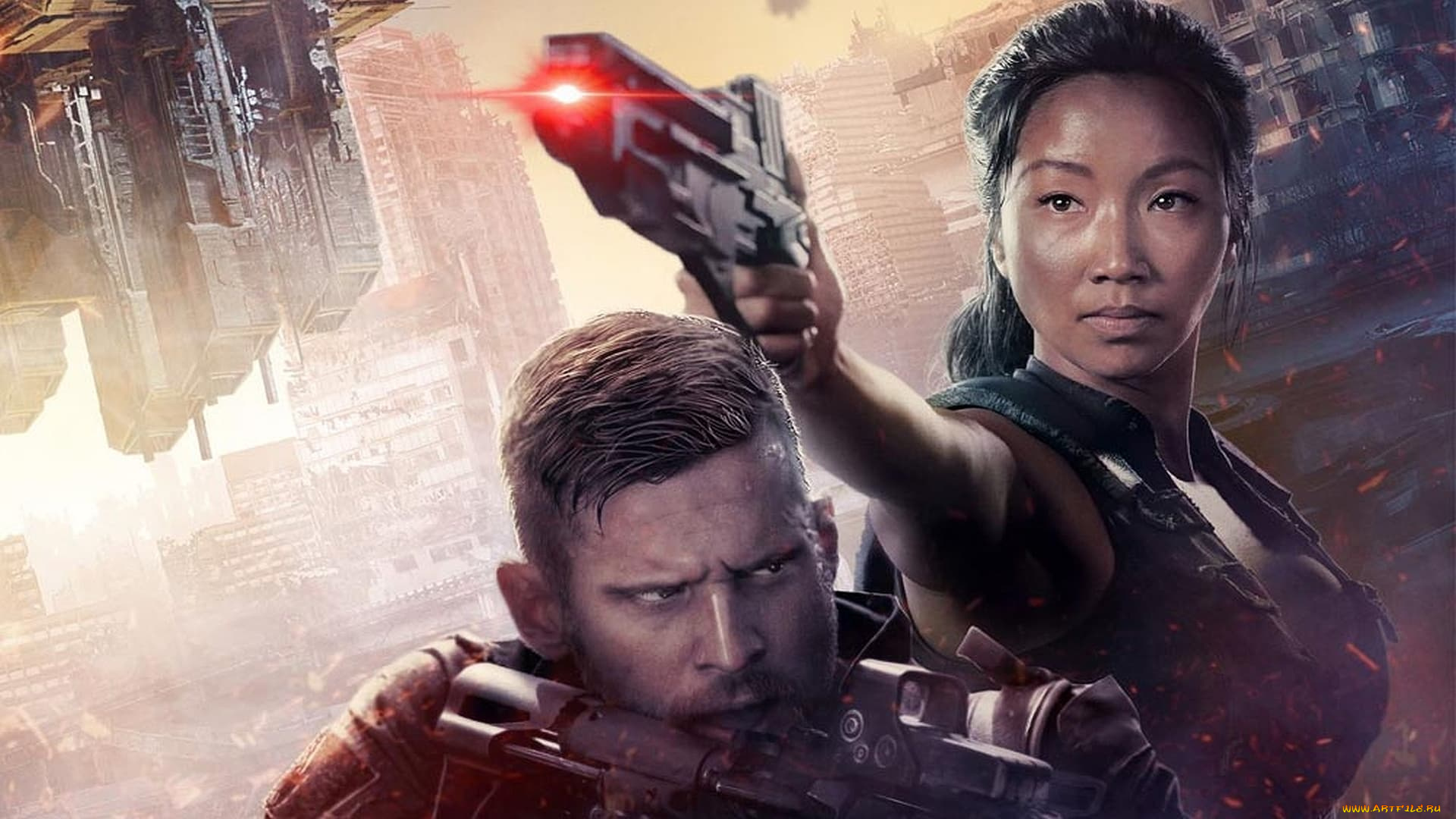 кино, фильмы, occupation, , rainfall, женщина, мужчина, оружие, города