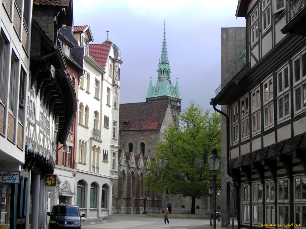 серия, прогулка, по, брауншвейгу, июль, 2005, города, улицы, площади, набережные