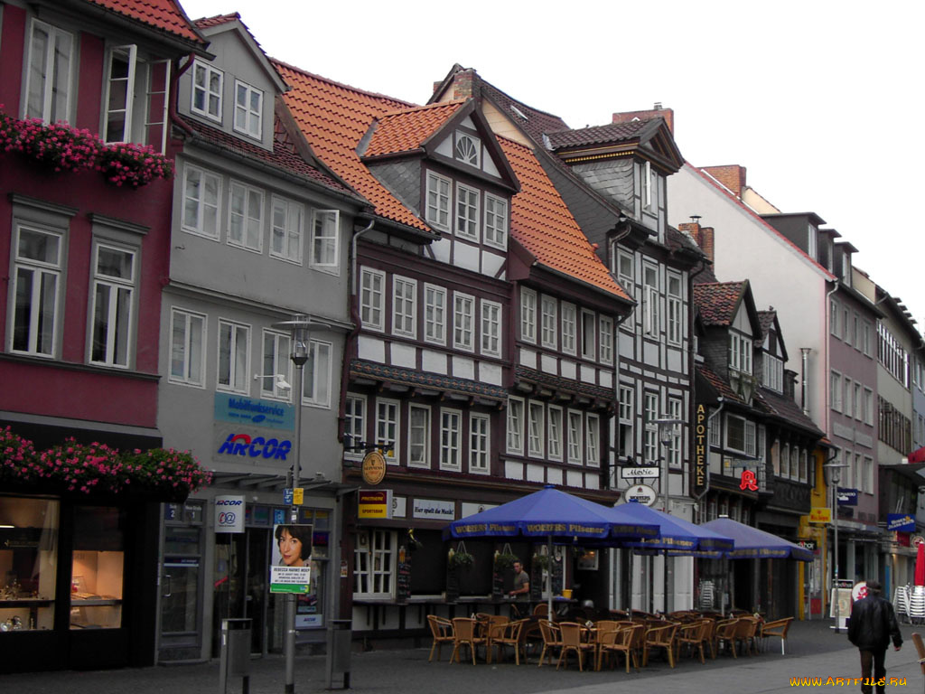 серия, прогулка, по, брауншвейгу, июль, 2005, города, улицы, площади, набережные