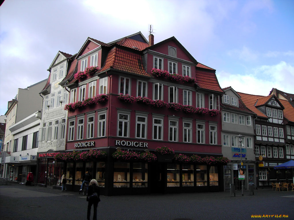 серия, прогулка, по, брауншвейгу, июль, 2005, города, улицы, площади, набережные