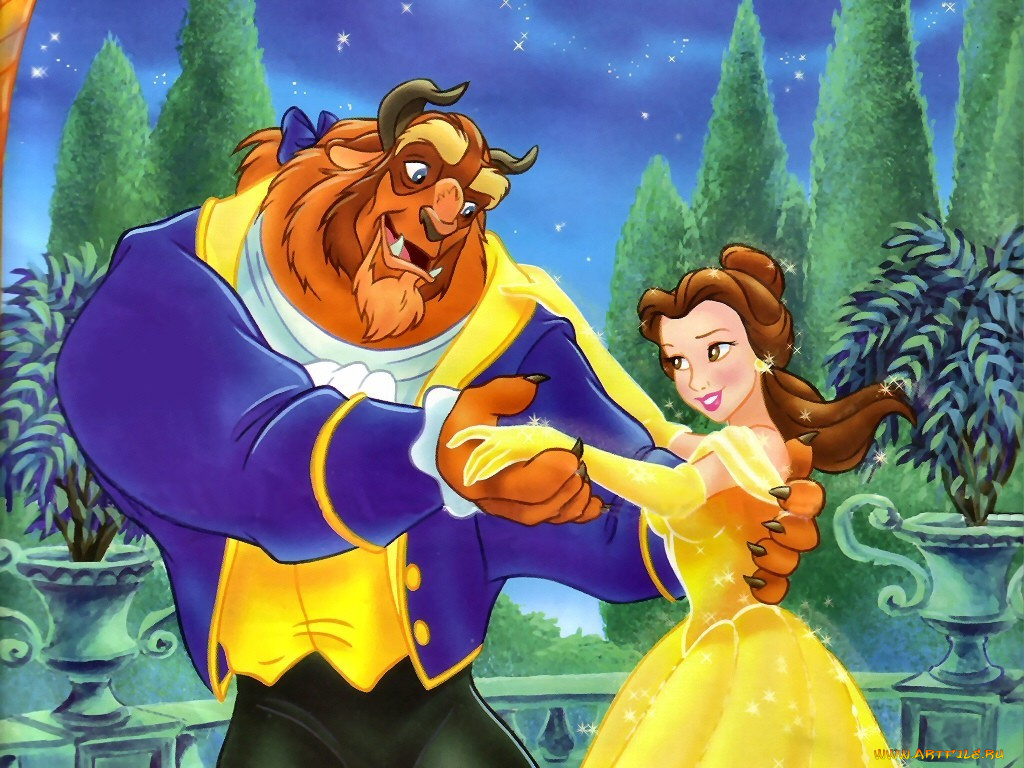 красавица, чудовище, мультфильмы, beauty, and, the, beast