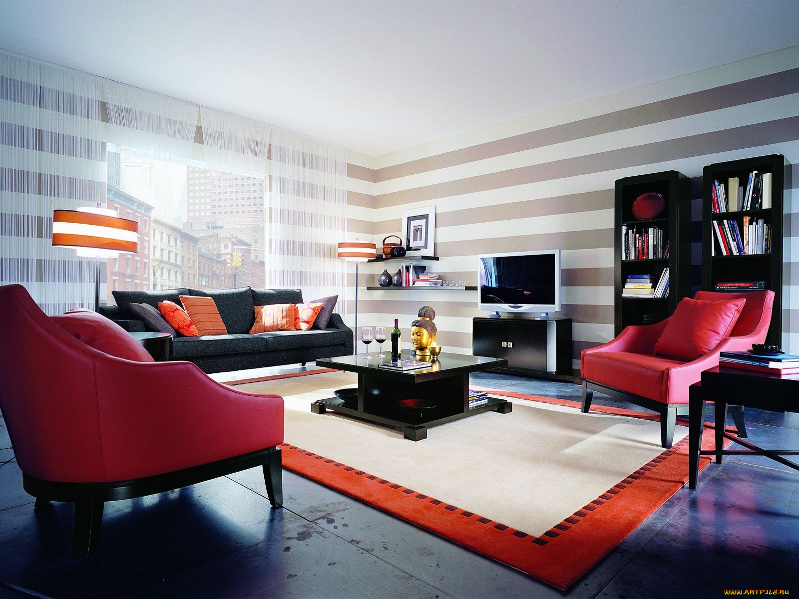 интерьер, гостиная