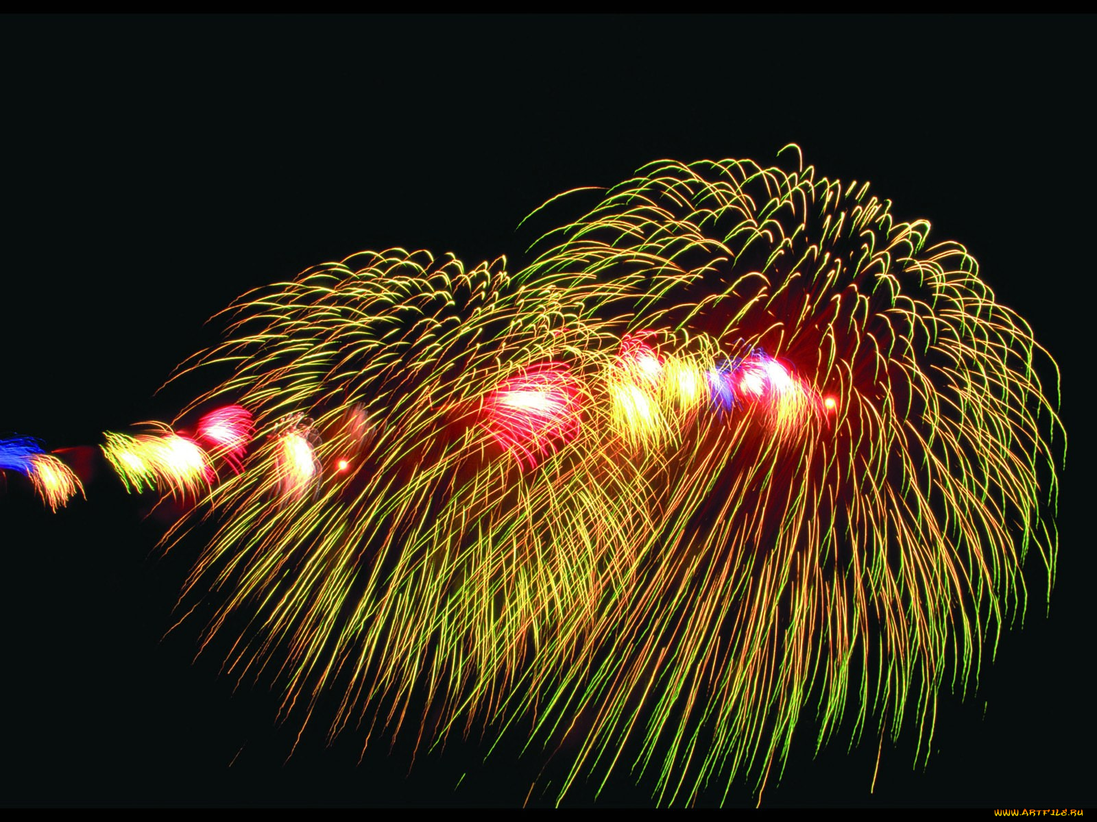 разное, салюты, фейерверки