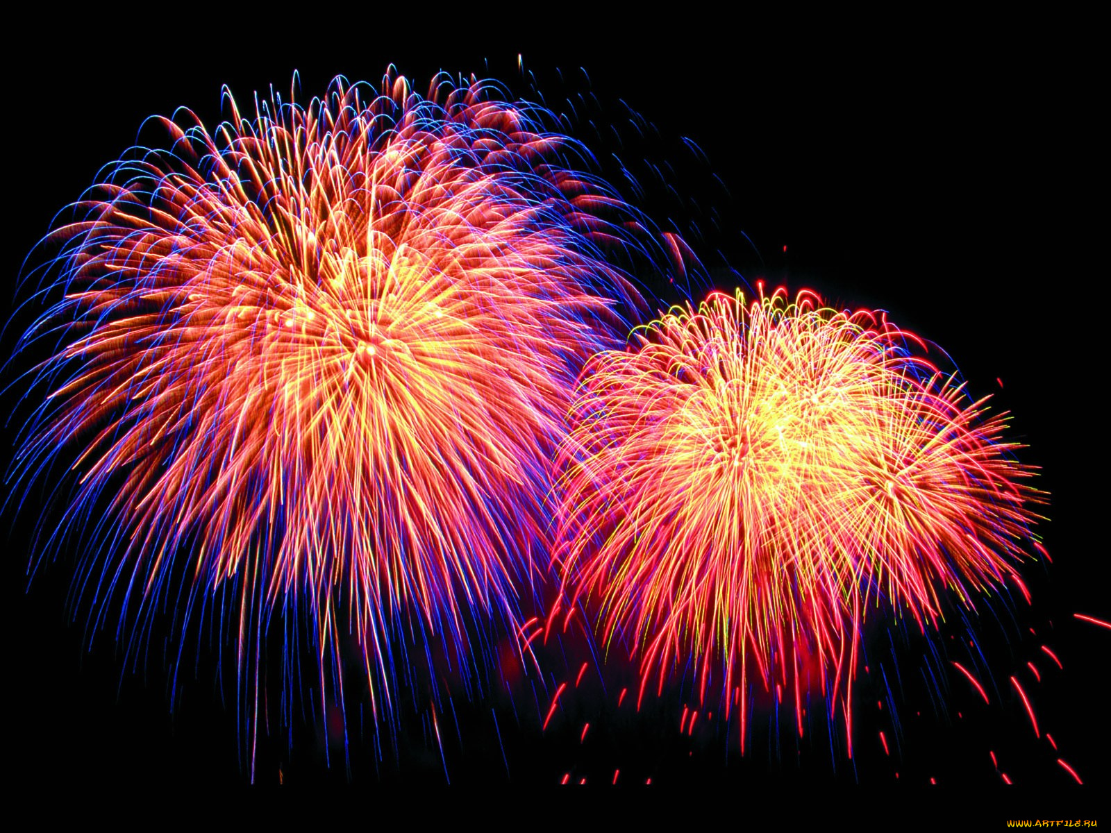 разное, салюты, фейерверки