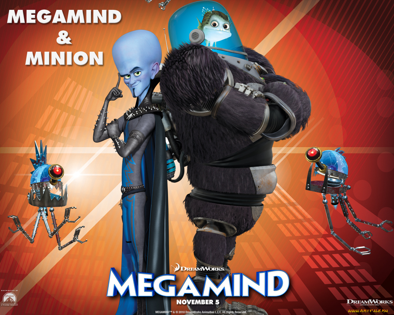 megamind, мультфильмы