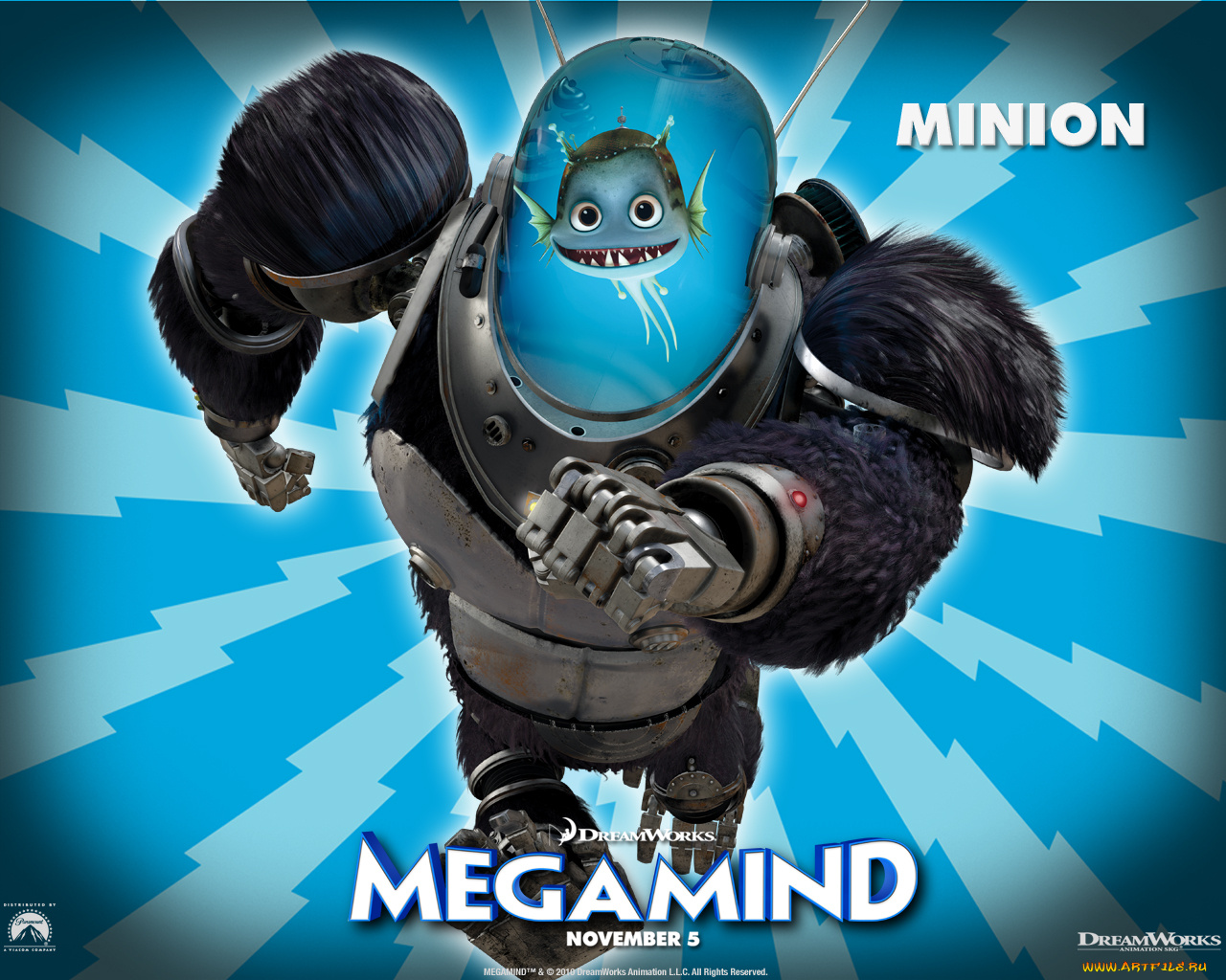 megamind, мультфильмы