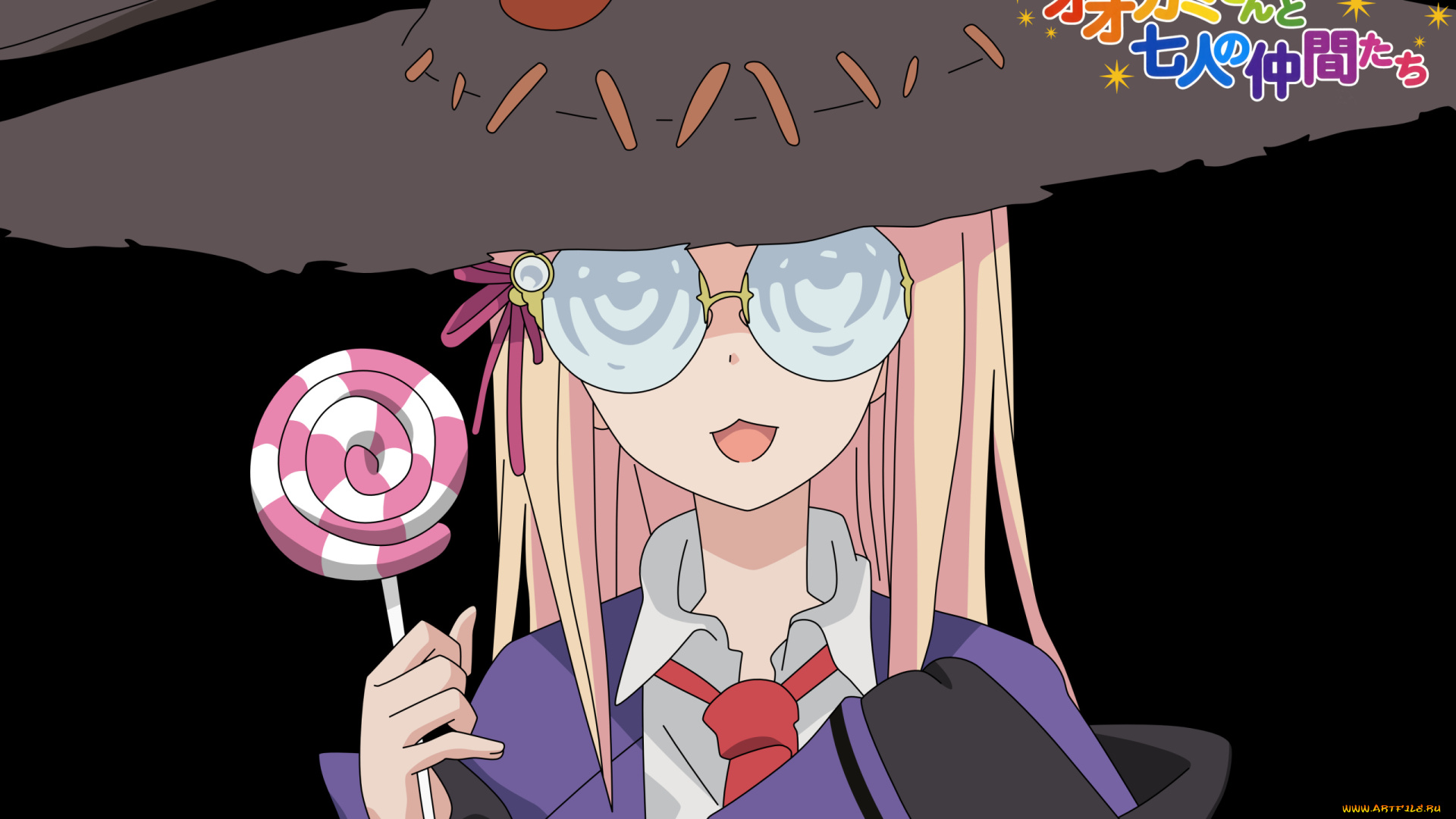 аниме, ookami, san, to, shichinin, no, nakama, tachi