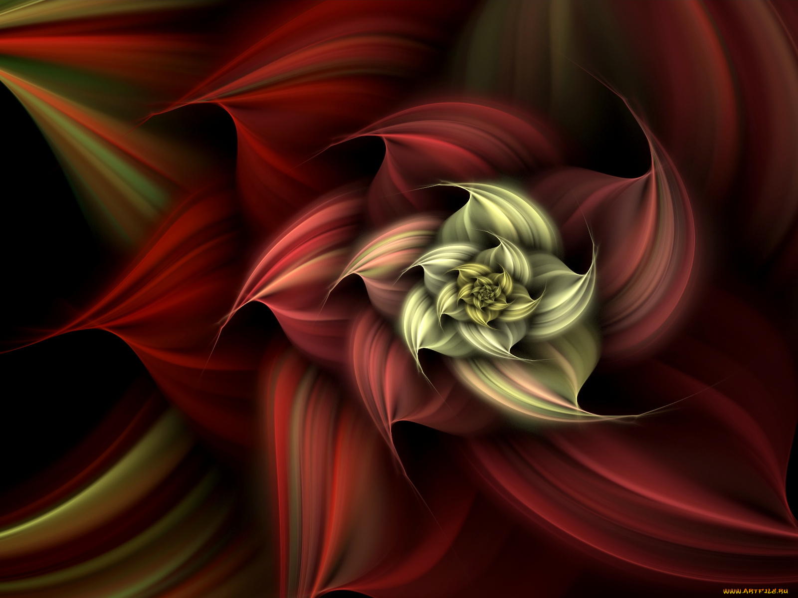 3д, графика, fractal, фракталы, узор, фрактал